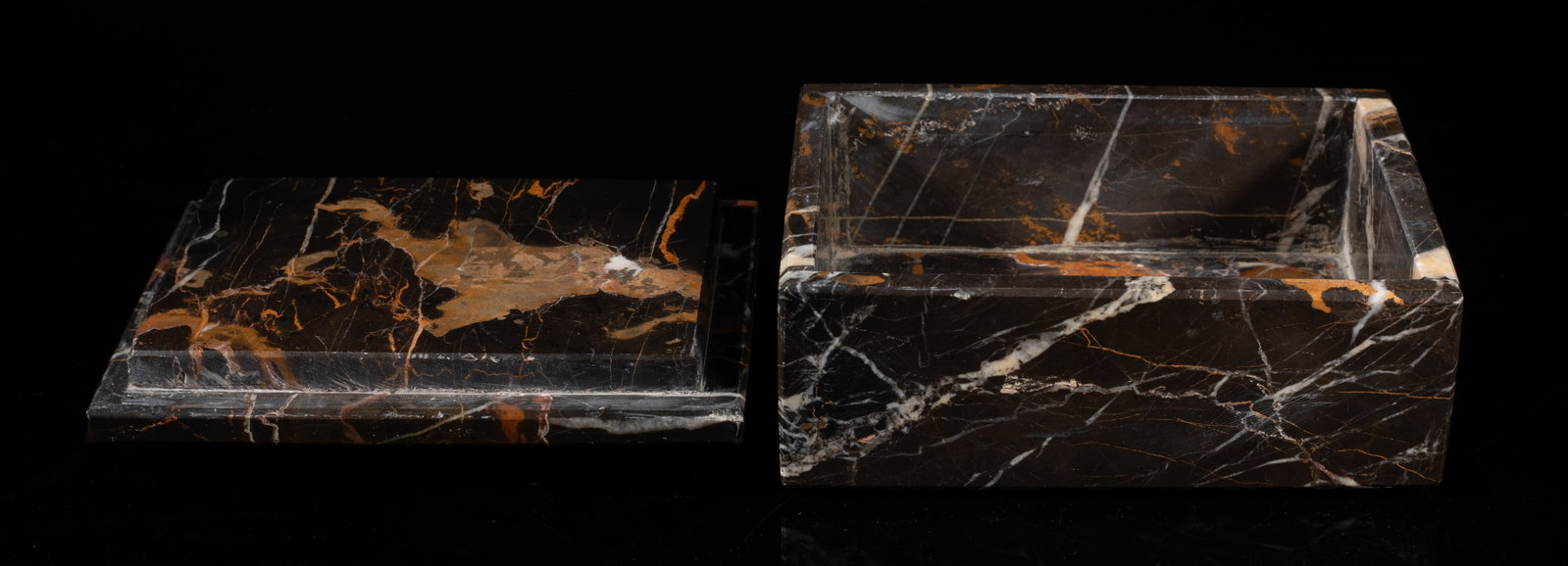 Chinese Jade Covered Marble Box - 8