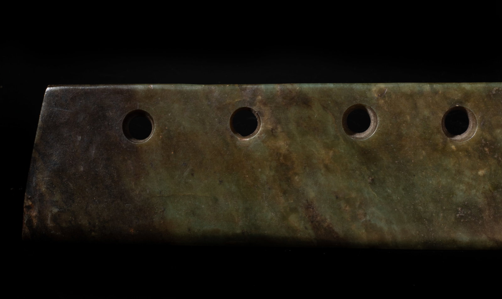Long Chinese Jade Carved Axe - 13