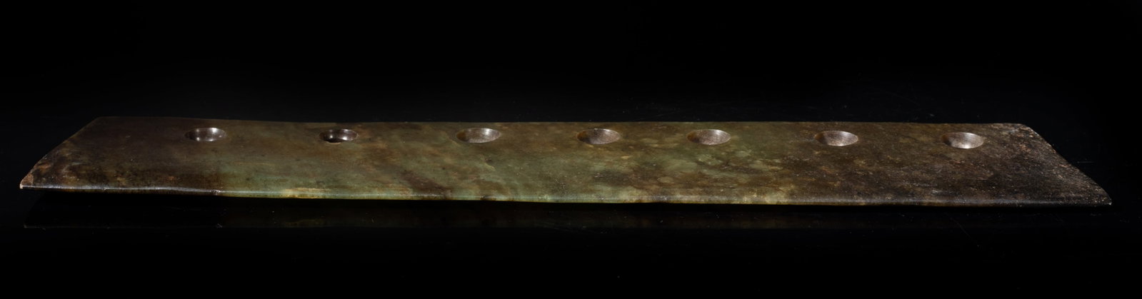 Long Chinese Jade Carved Axe - 14