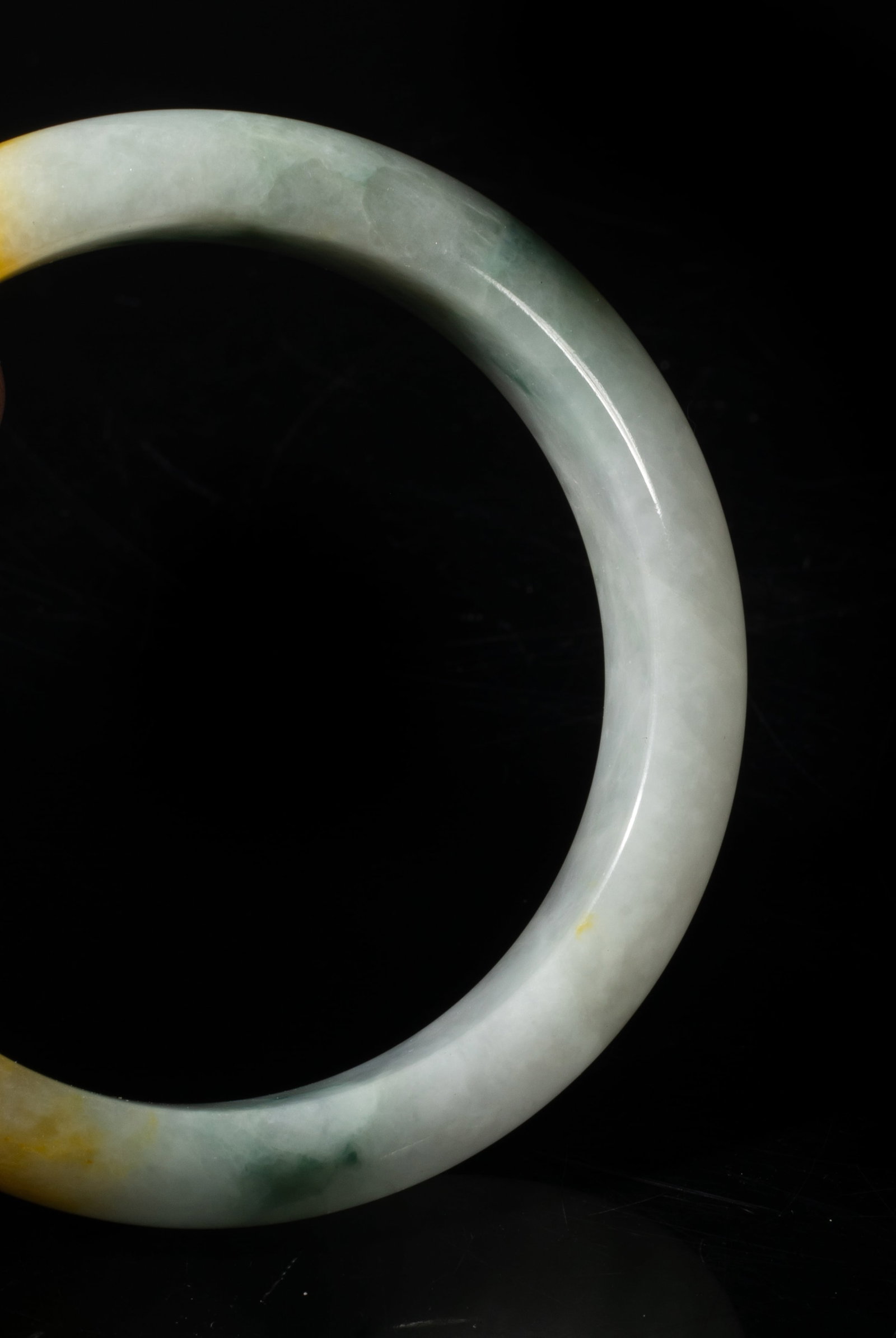 Estate Two Chinese Jade Bangles - 12