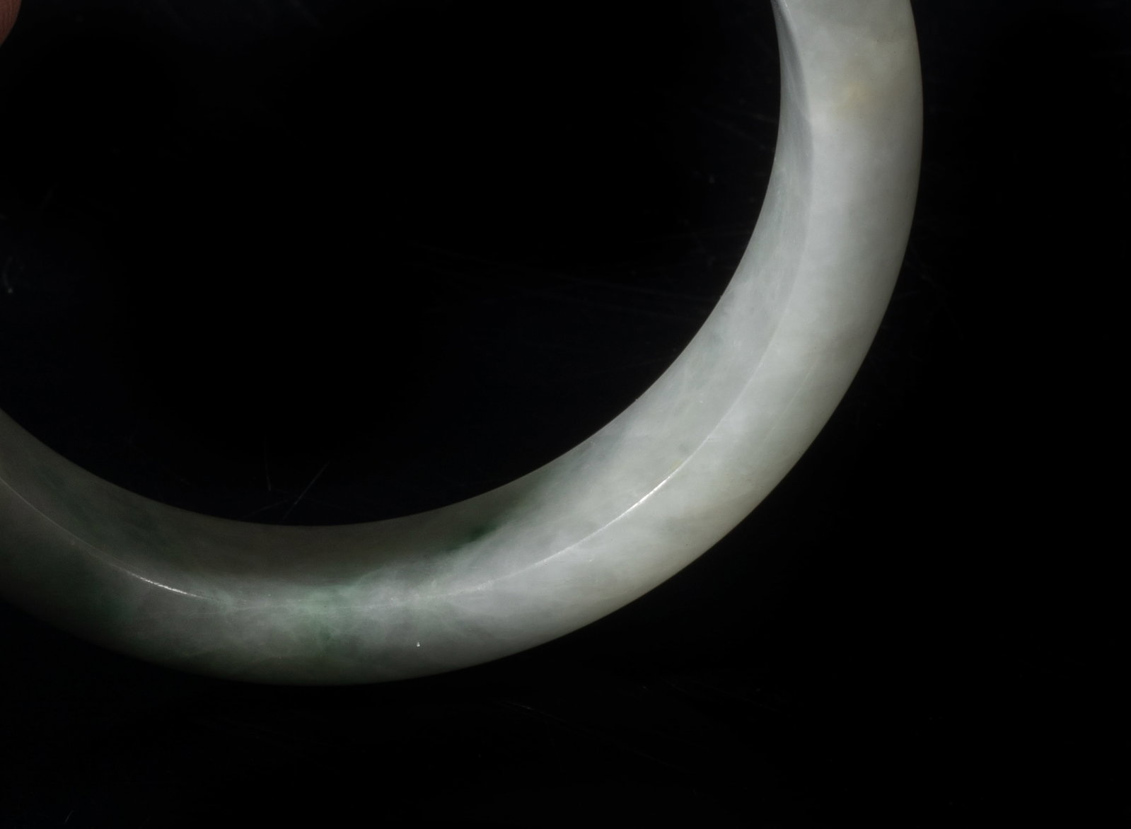 Estate Two Chinese Jade Bangles - 13