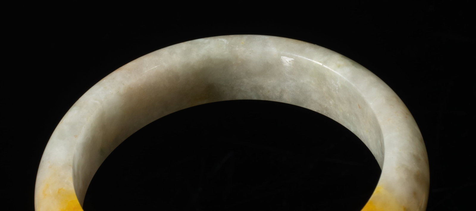 Estate Two Chinese Jade Bangles - 8