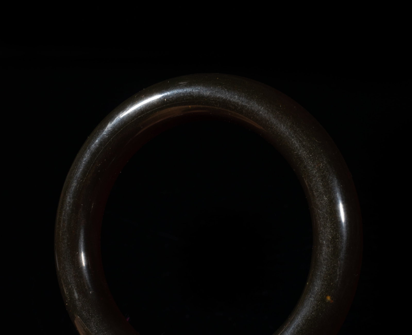 Vintage Chinese Cherry Amber Bangle - 3