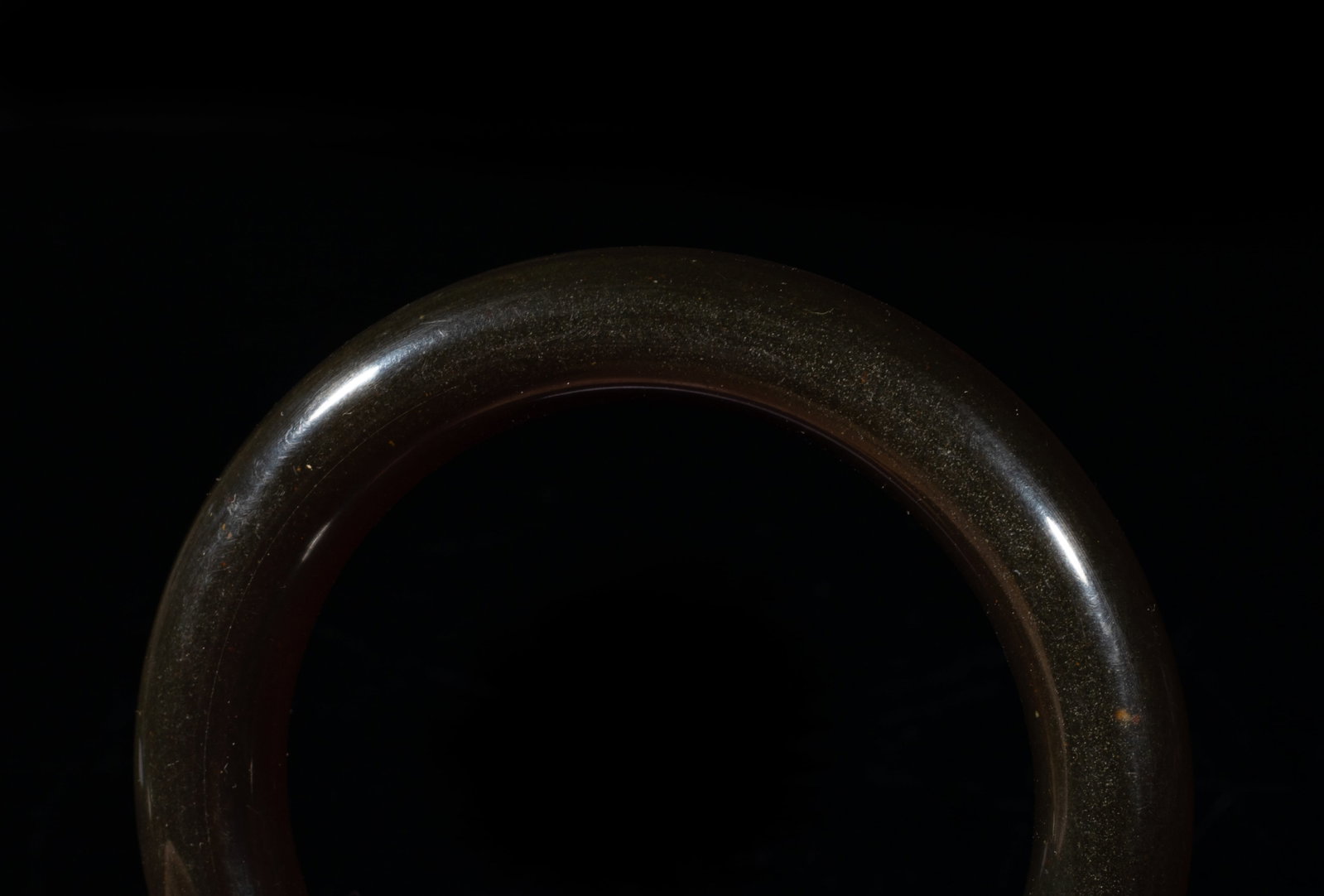Vintage Chinese Cherry Amber Bangle - 4