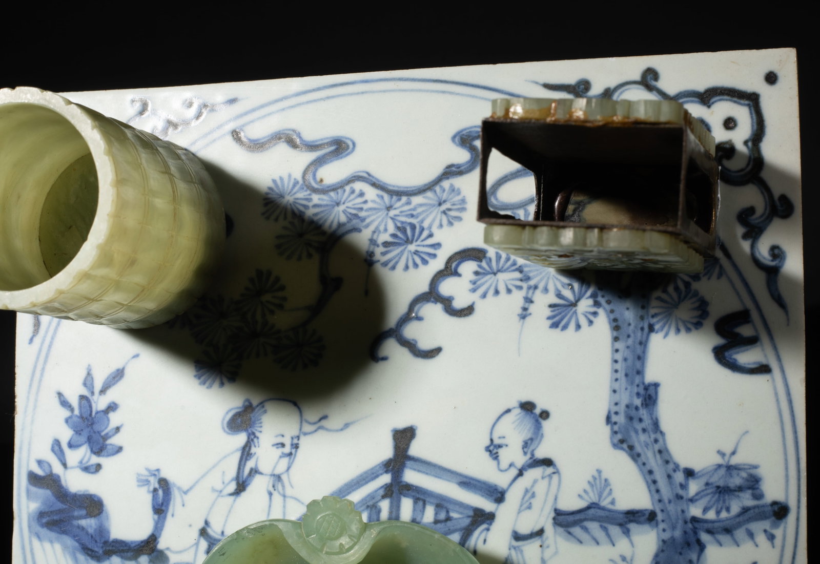 Early 20th Chinese Export Jade Writing Sets - 10