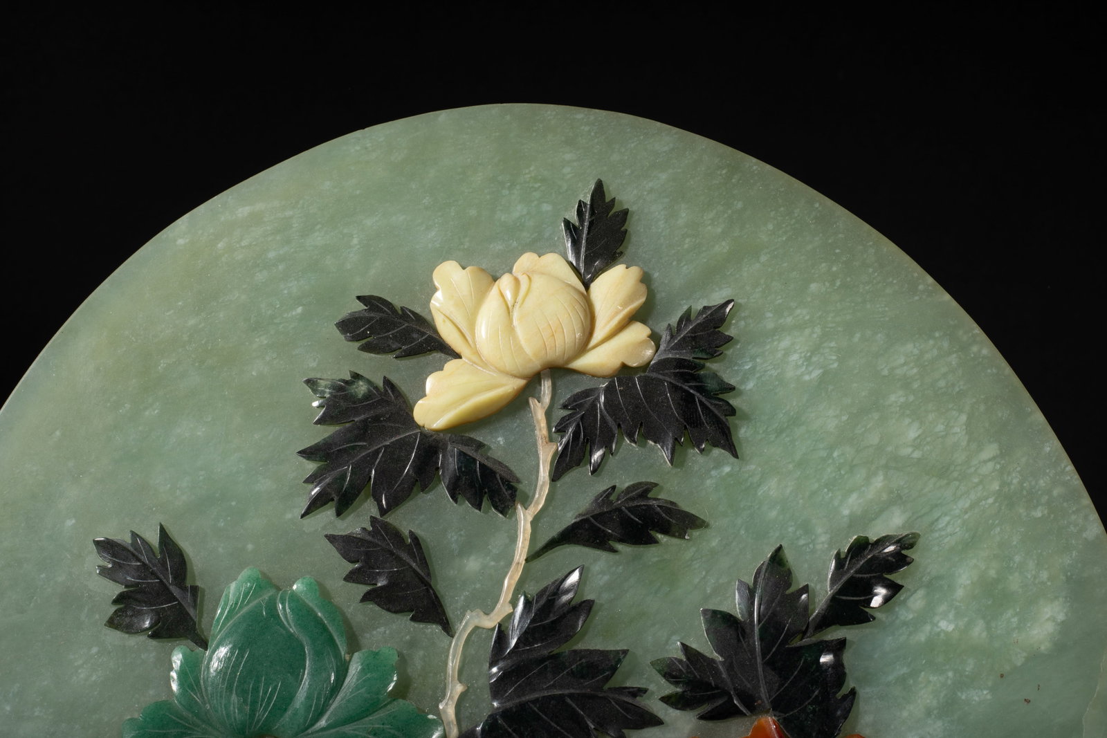 Large Chinese Jade Carved Table Screen - 3