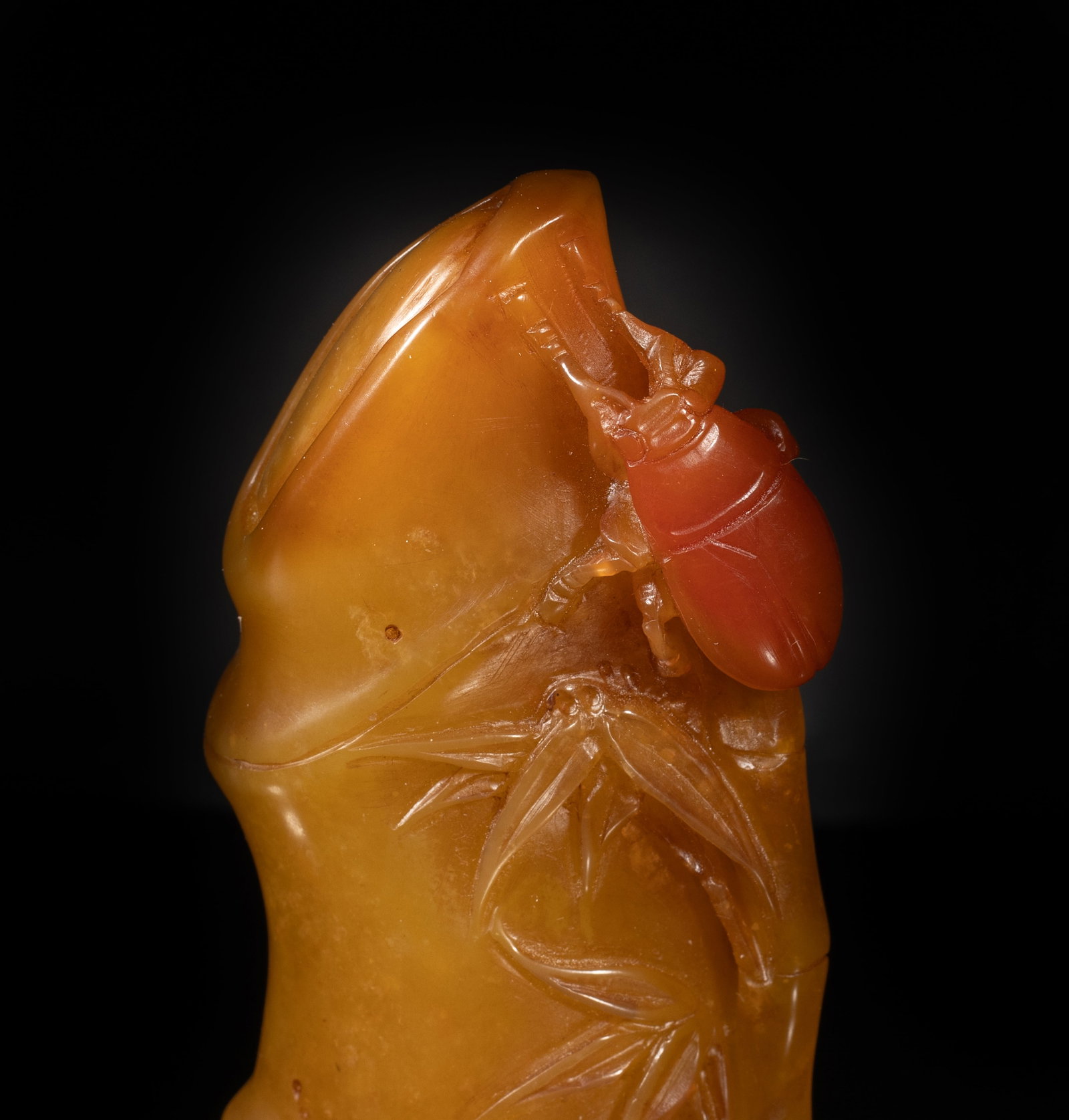 Rare Chinese Translucent Stone Sculpture - 3