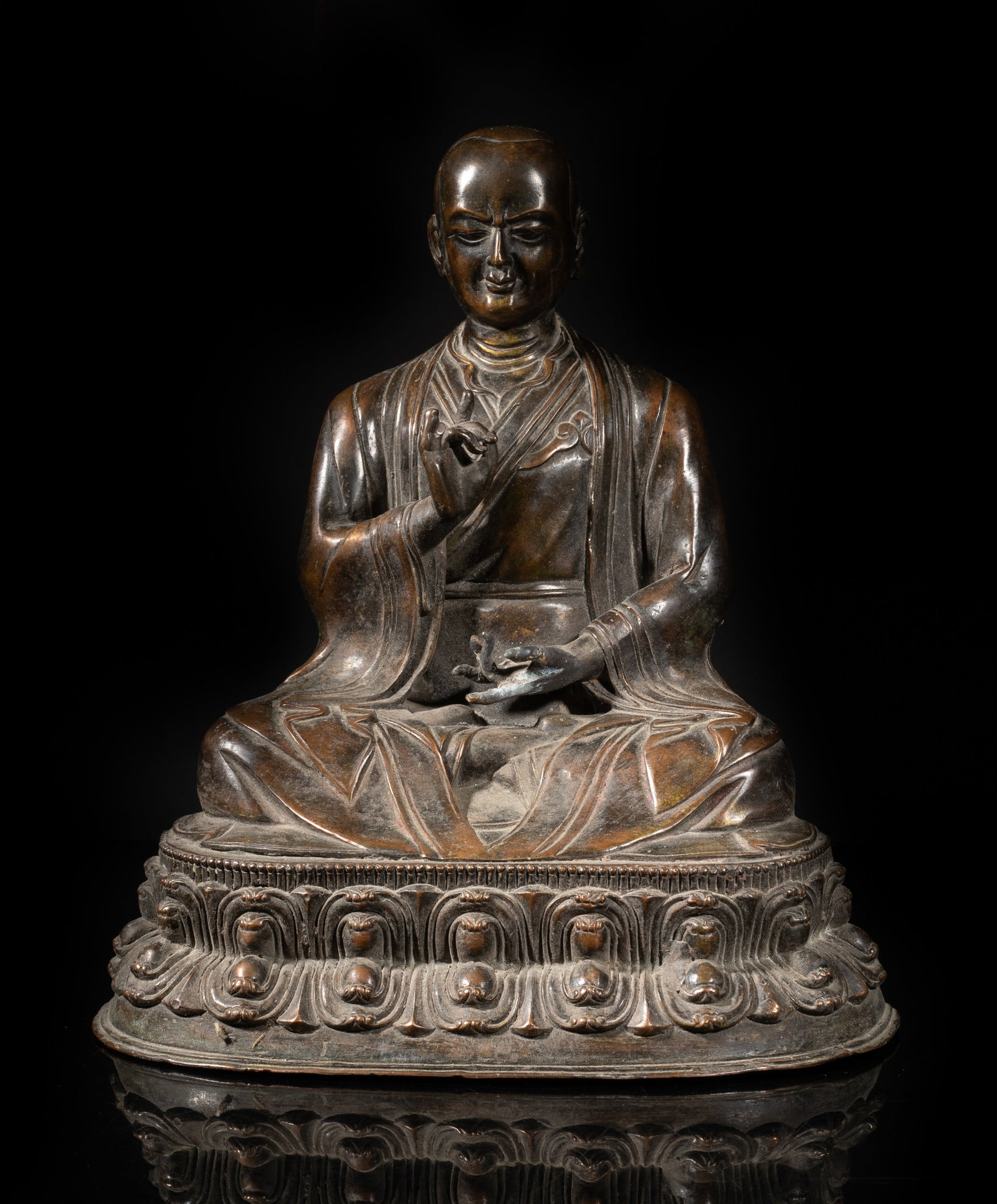 Estate Chinese Bronze Sculpture of Buddha (1 of 10)