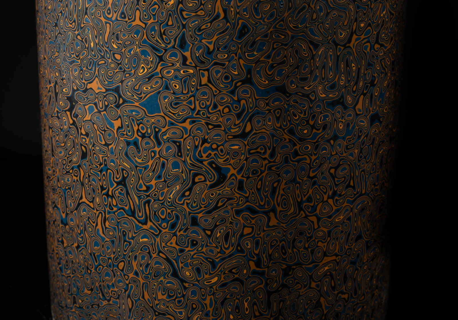 Large Chinese Lacquer Brush Pot - 5