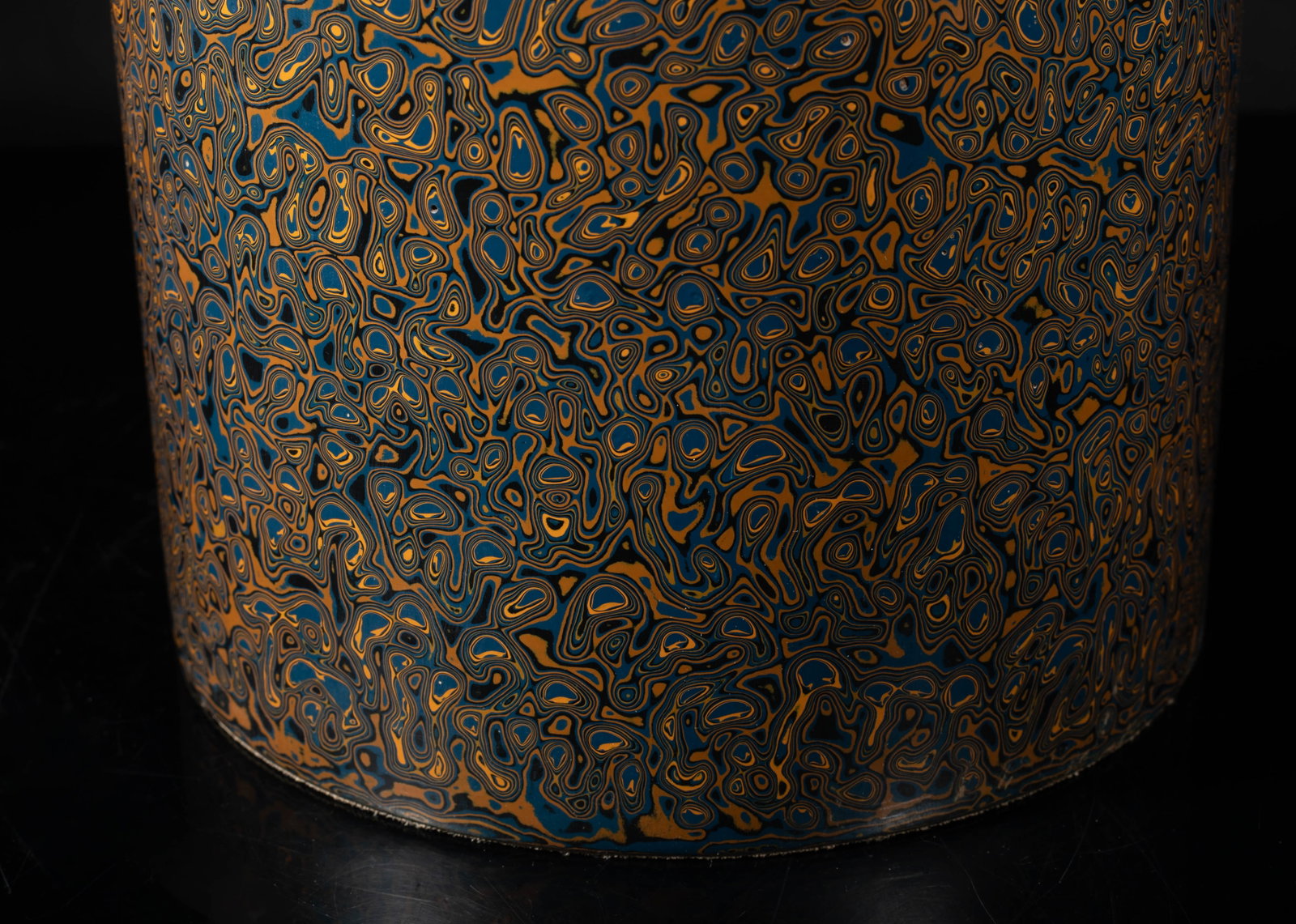 Large Chinese Lacquer Brush Pot - 7