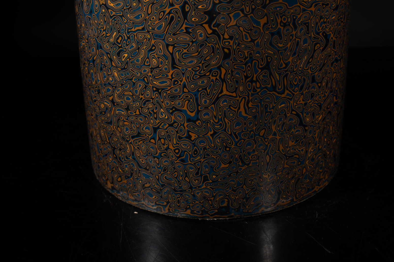 Large Chinese Lacquer Brush Pot - 8