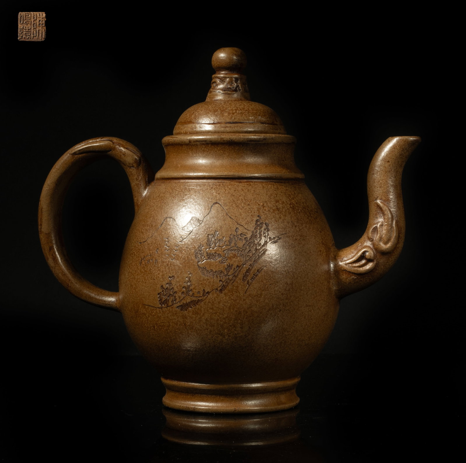 Chinese Export Yixing Zisha Tea Pot (1 of 15)