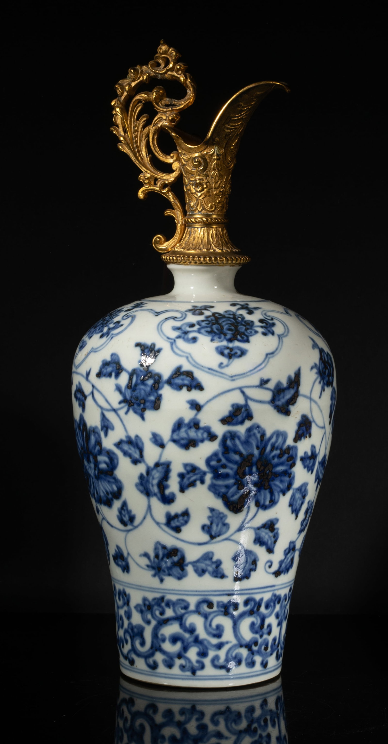 Rare Chinese Export Porcelain Ewer Urn Vase (1 of 18)