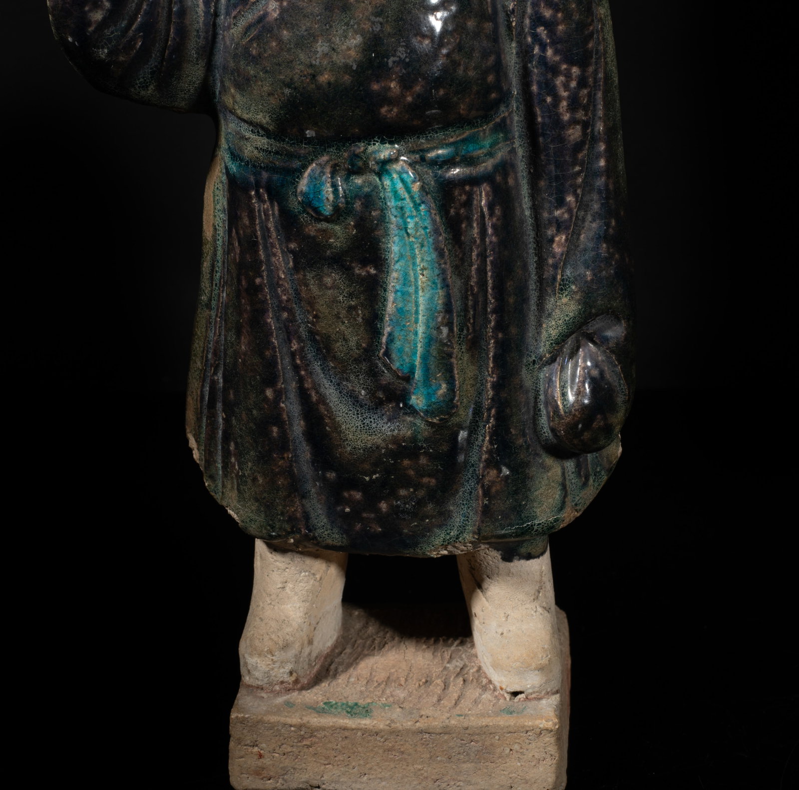 Set Chinese Early Ming Pottery Figures - 4