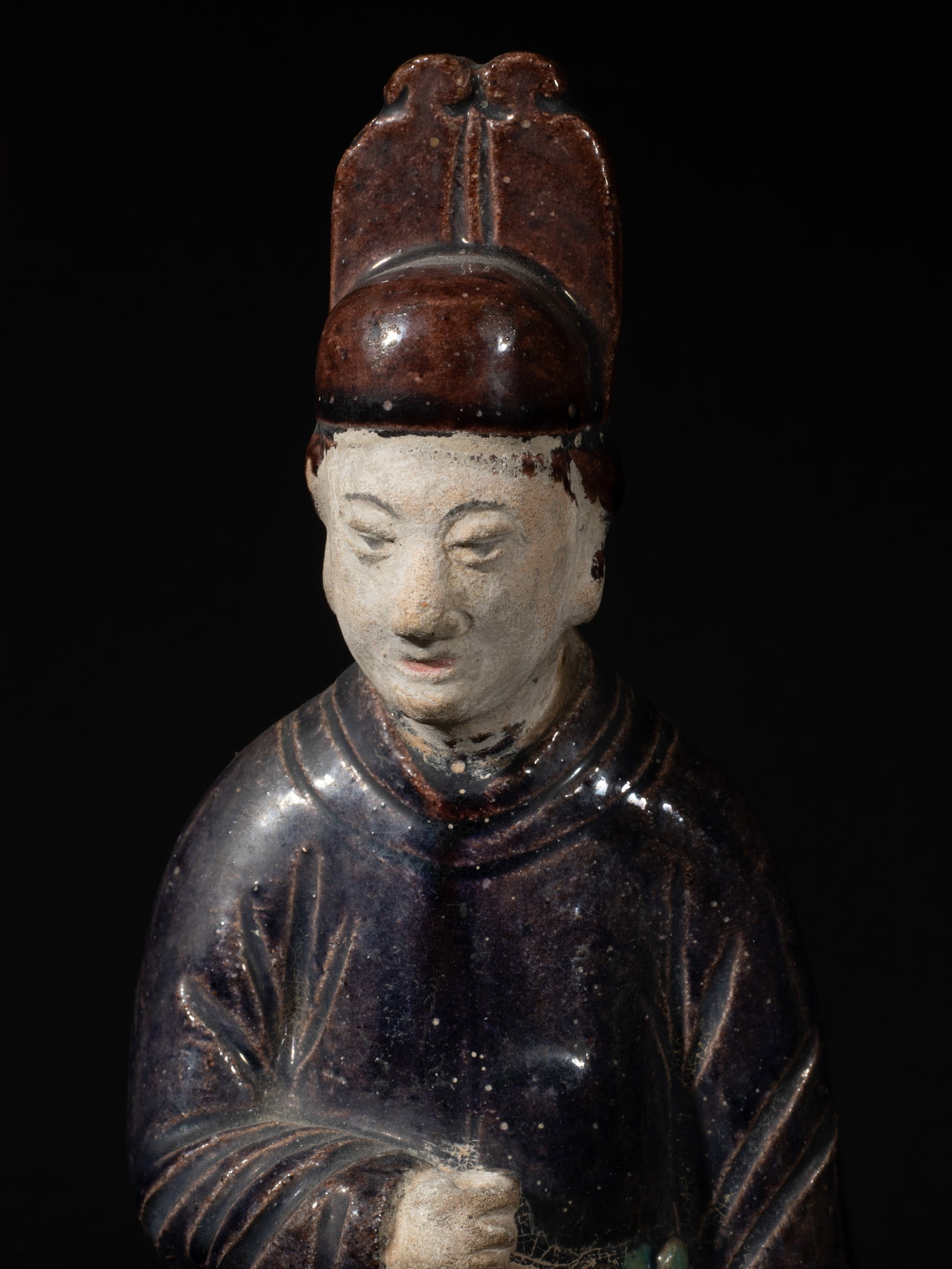 Set Chinese Early Ming Pottery Figures - 5