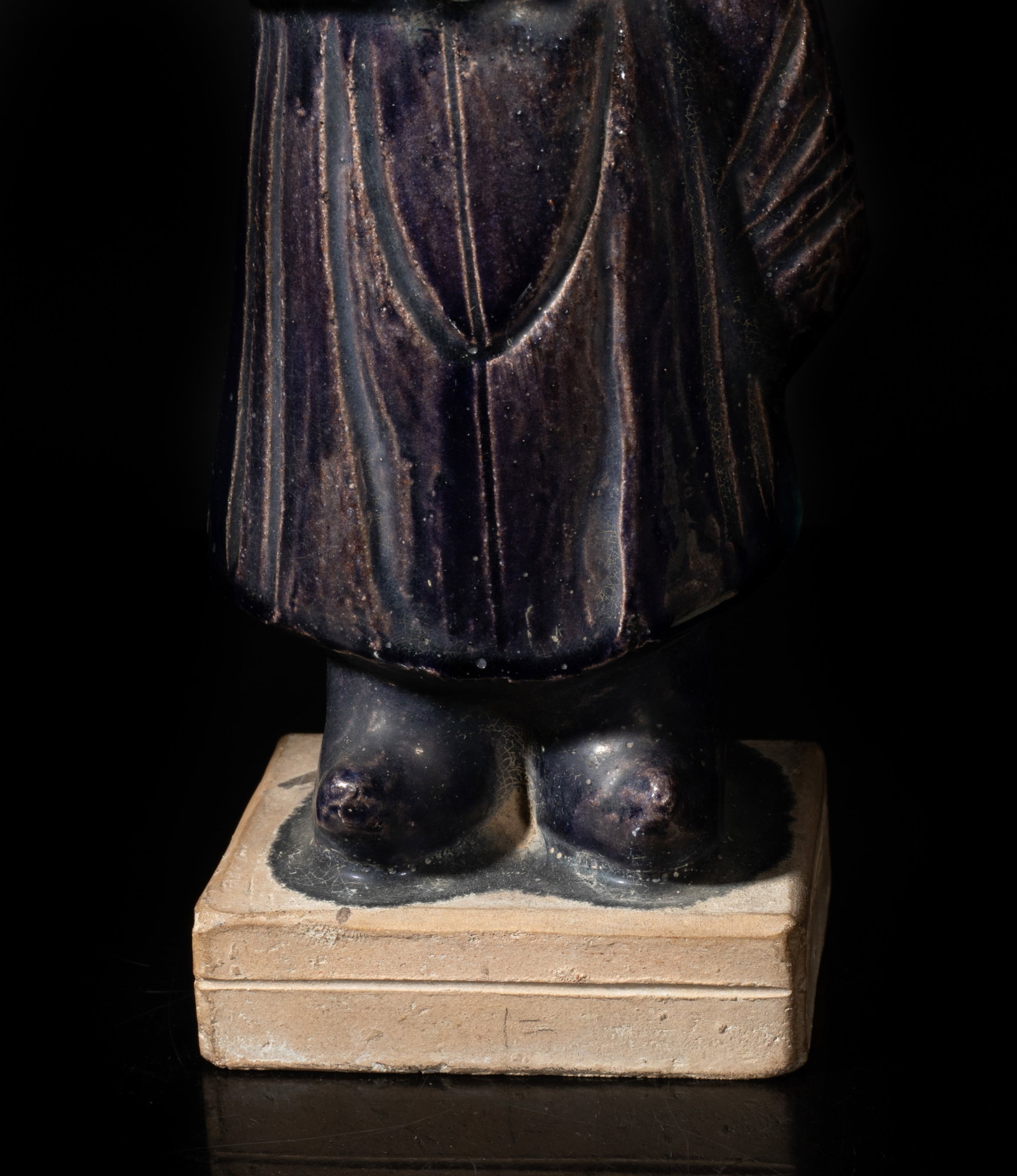 Set Chinese Early Ming Pottery Figures - 7