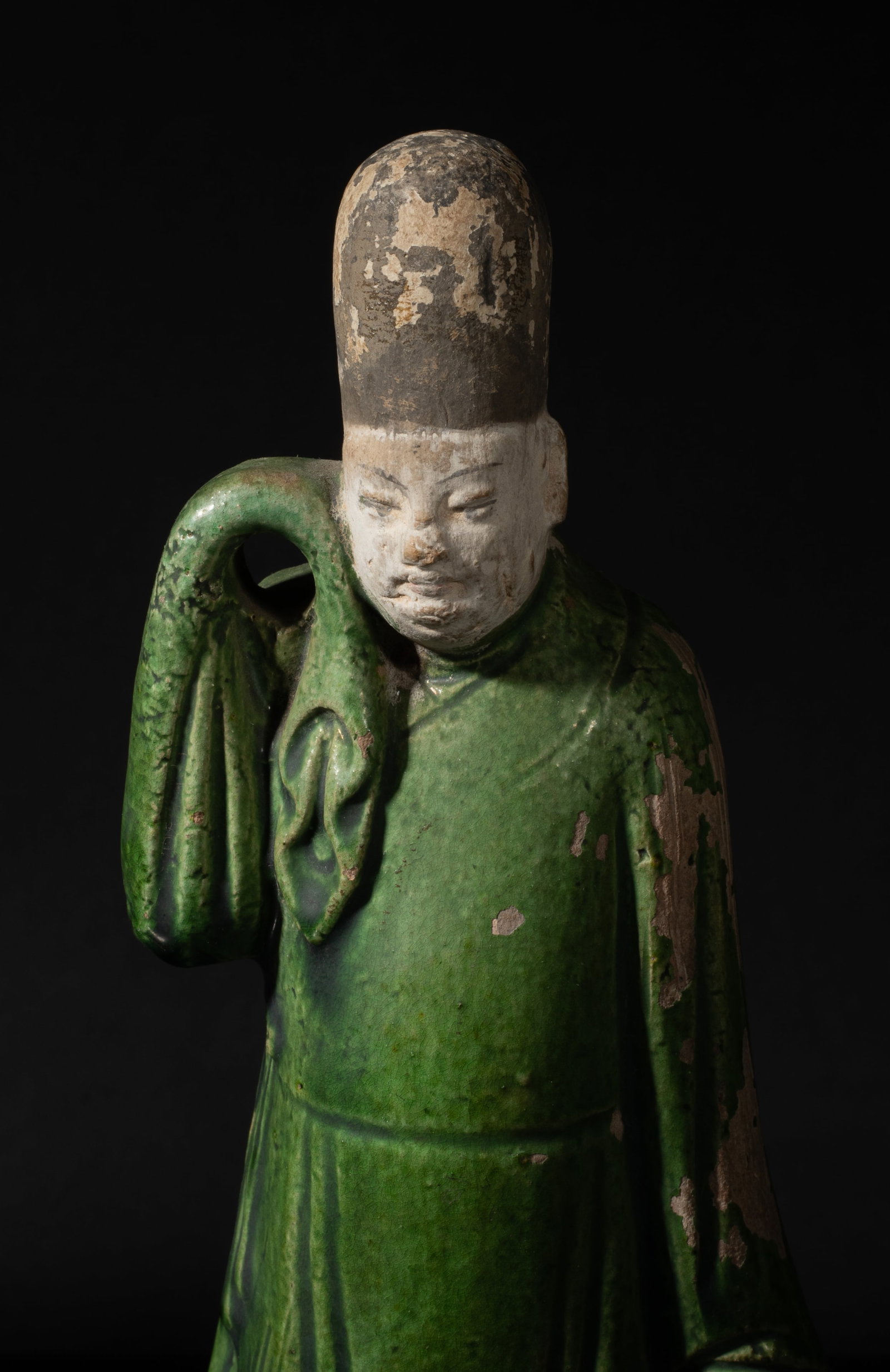 Set Chinese Early Ming Pottery Figures - 8