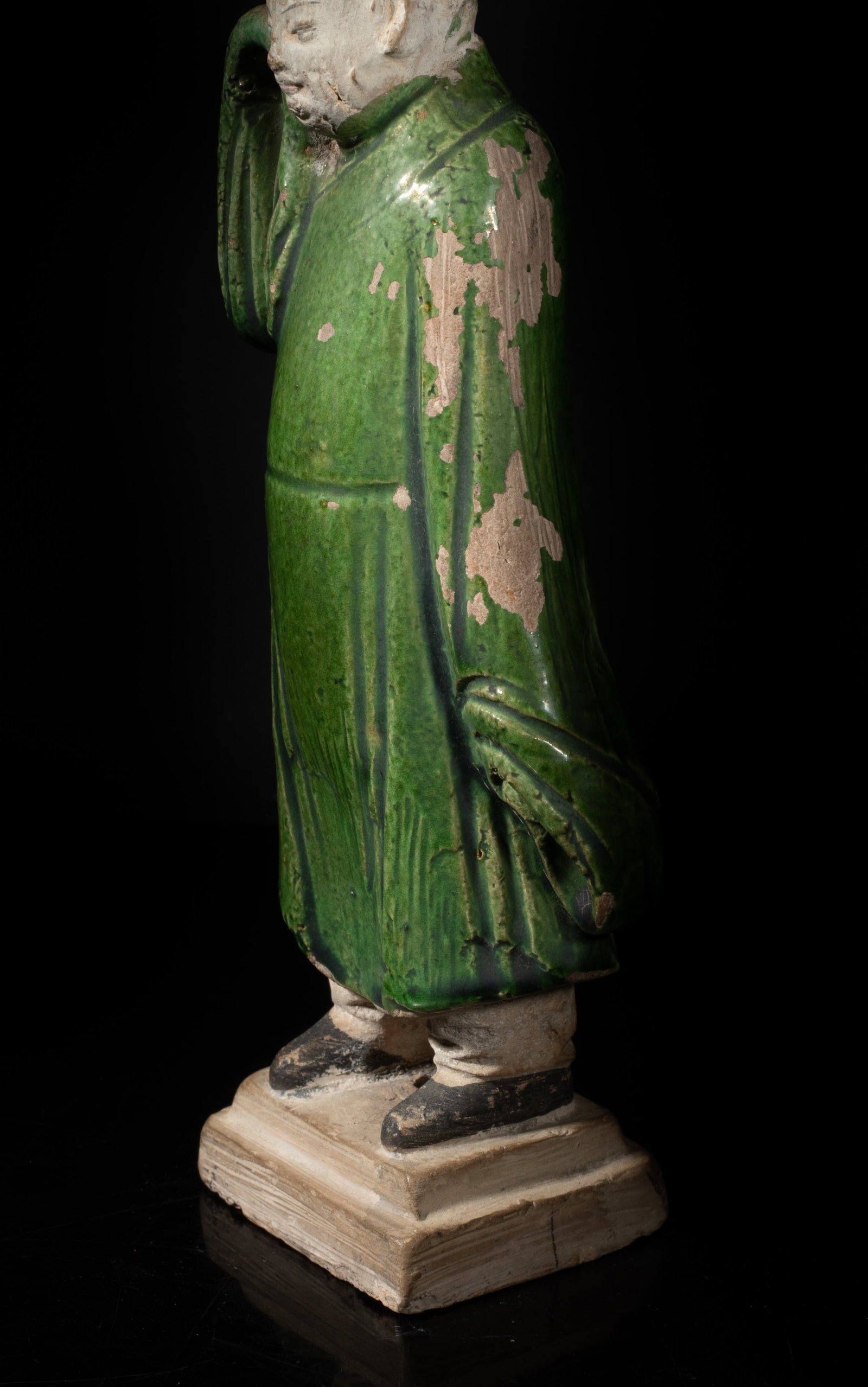Set Chinese Early Ming Pottery Figures - 9