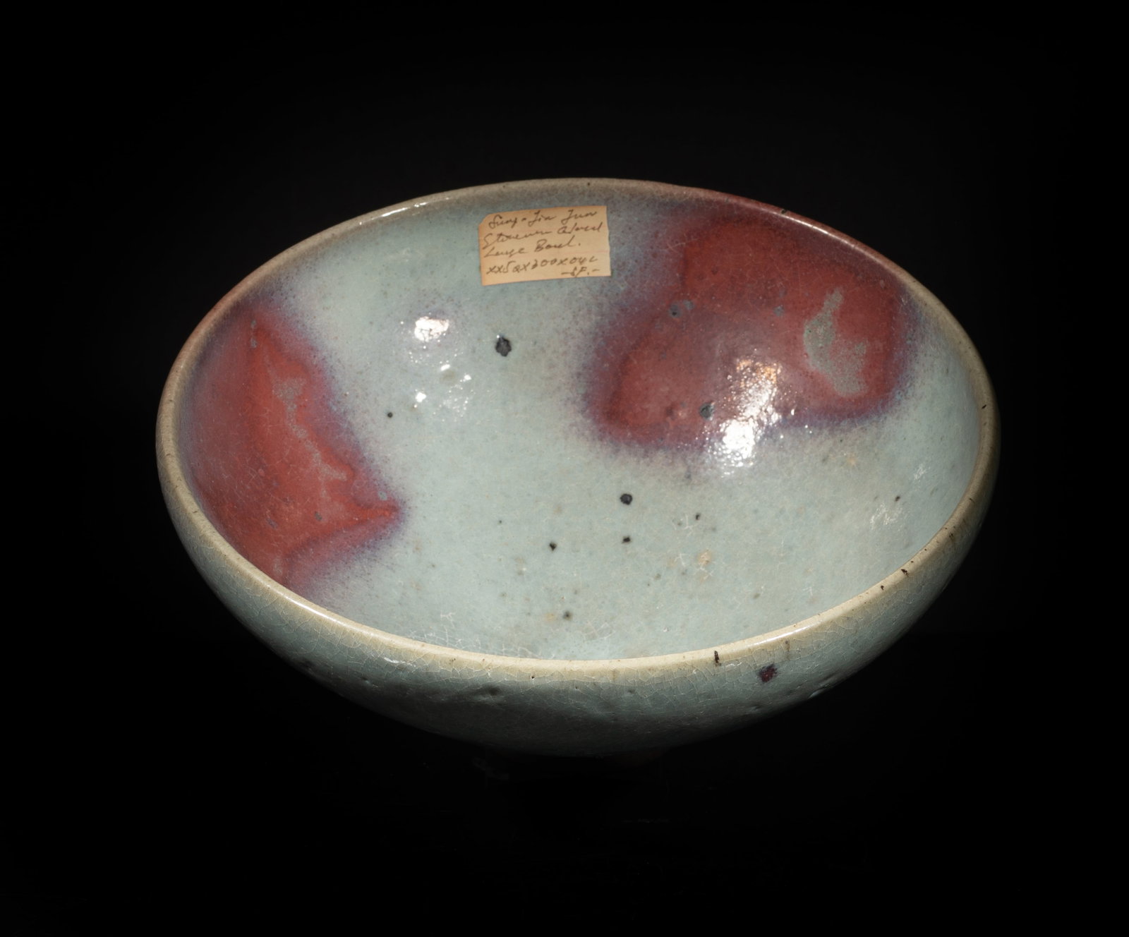 Large Chinese Jun Ware Porcelain Bowl (1 of 11)