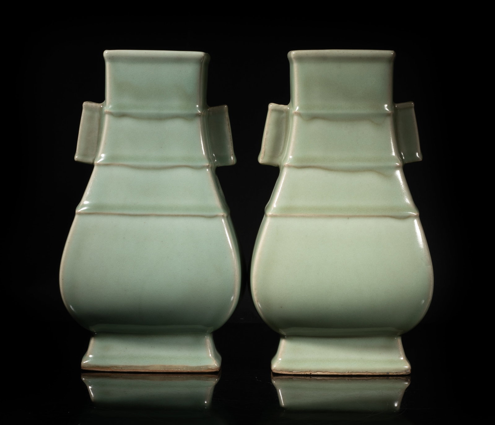 Two Chinese Export Longquan Porcelain Vases (1 of 16)