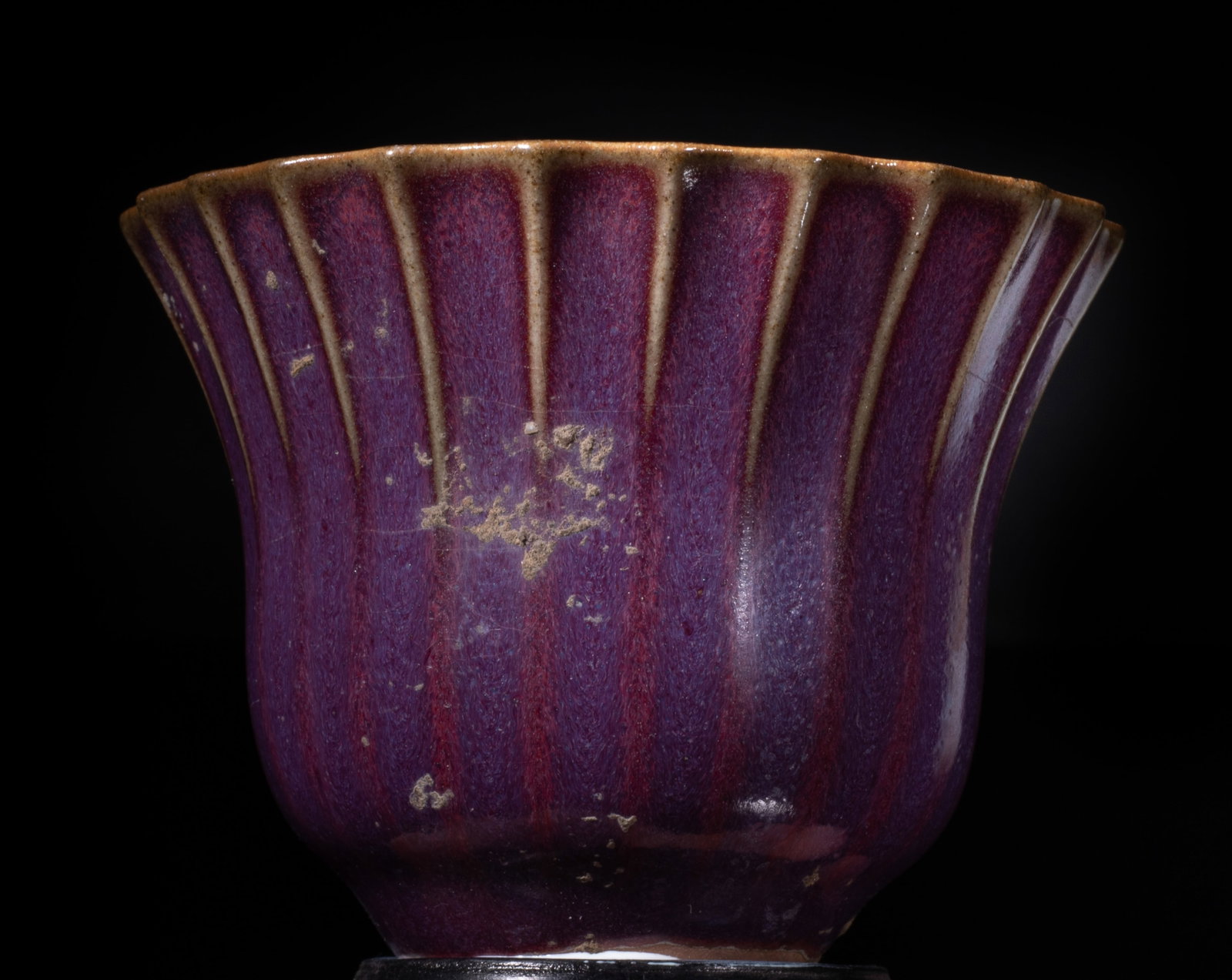 Two Chinese Jun Ware Porcelain Cups - 4