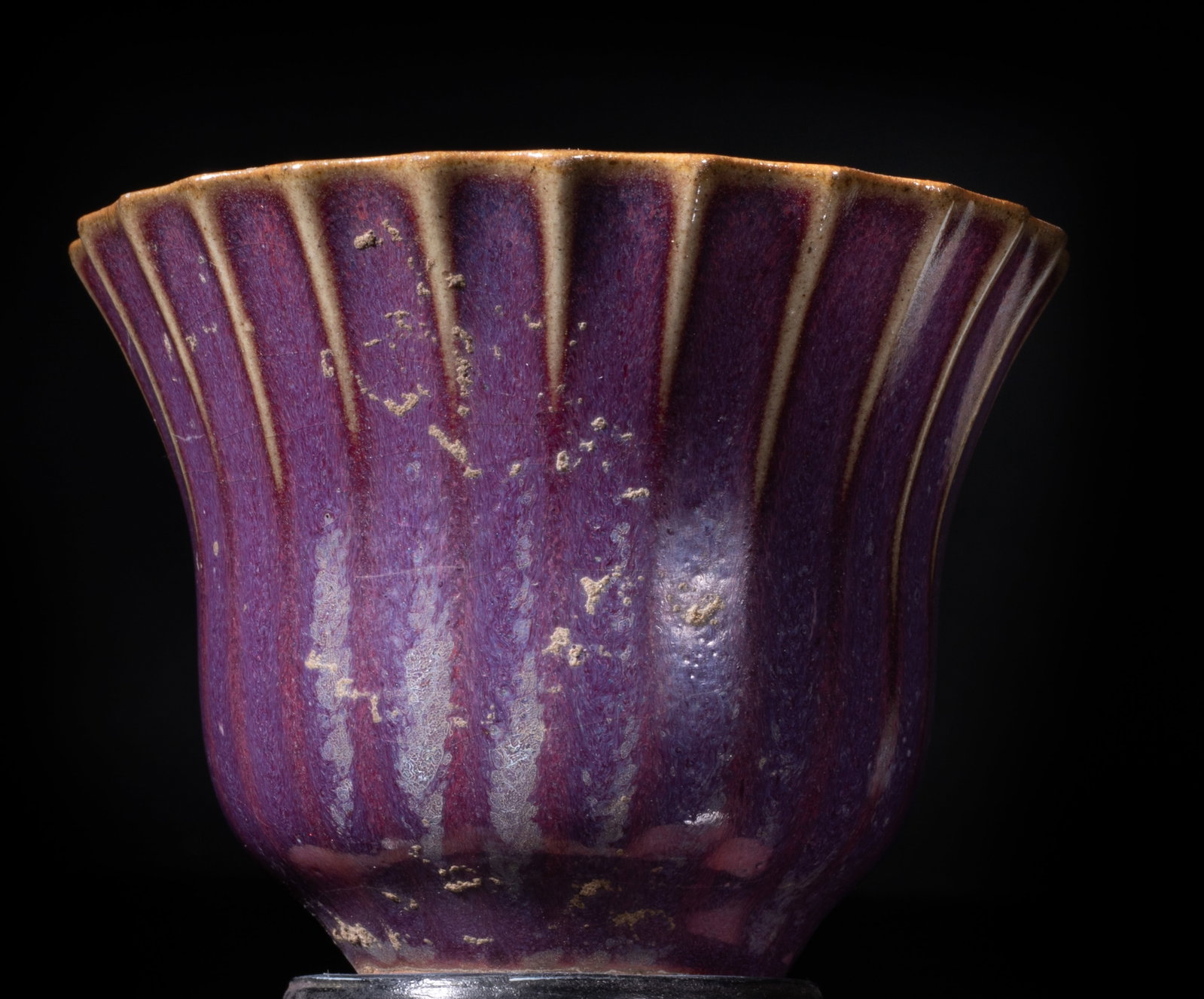 Two Chinese Jun Ware Porcelain Cups - 5