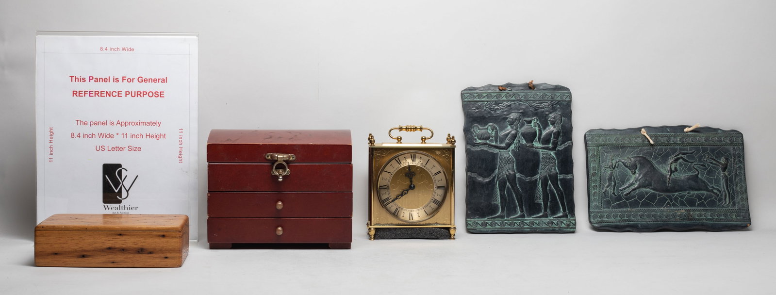 Set Vintage Boxes, Clocks, Decors - 2