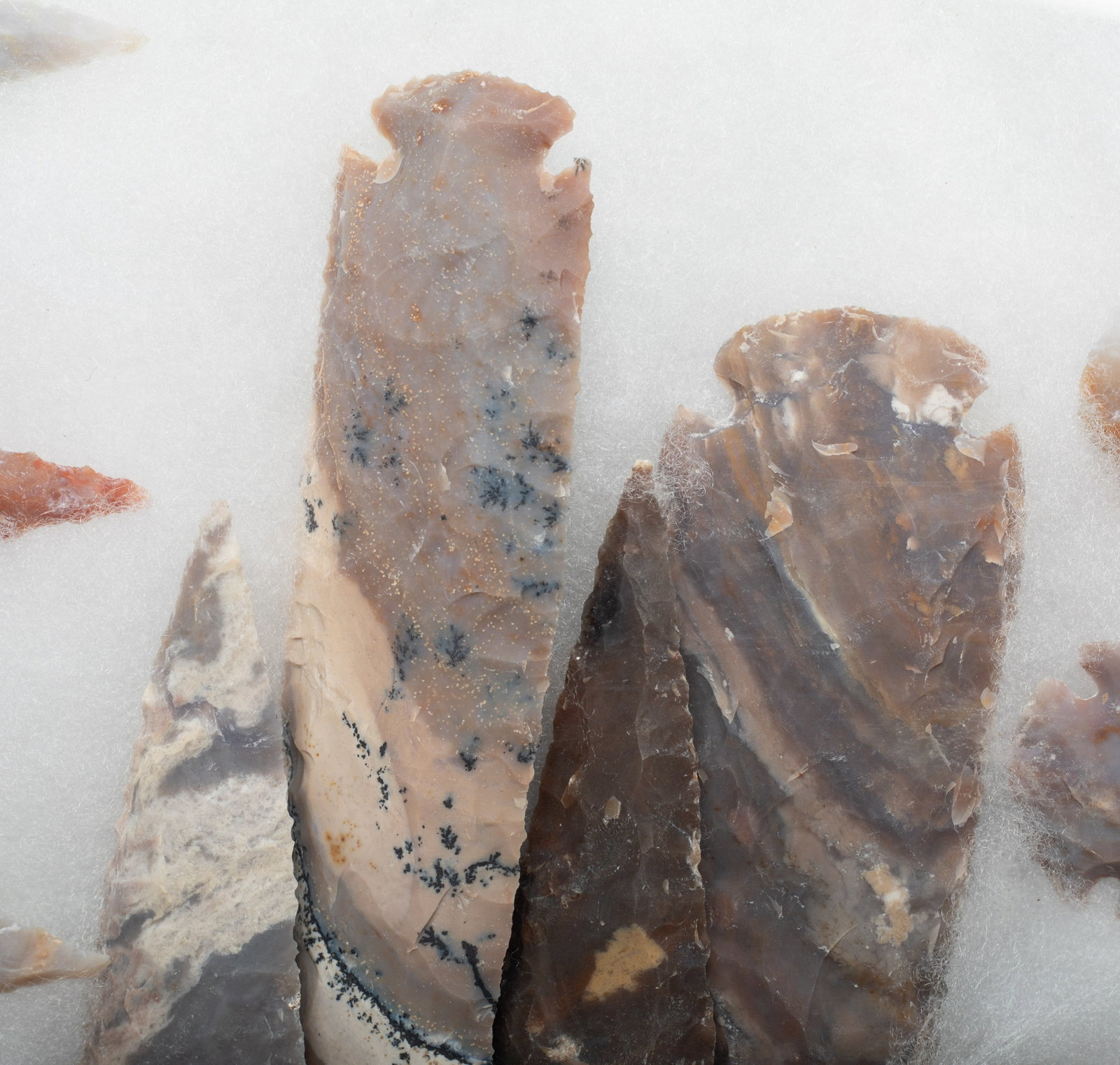 Native American Type Stone Carved Points - 9
