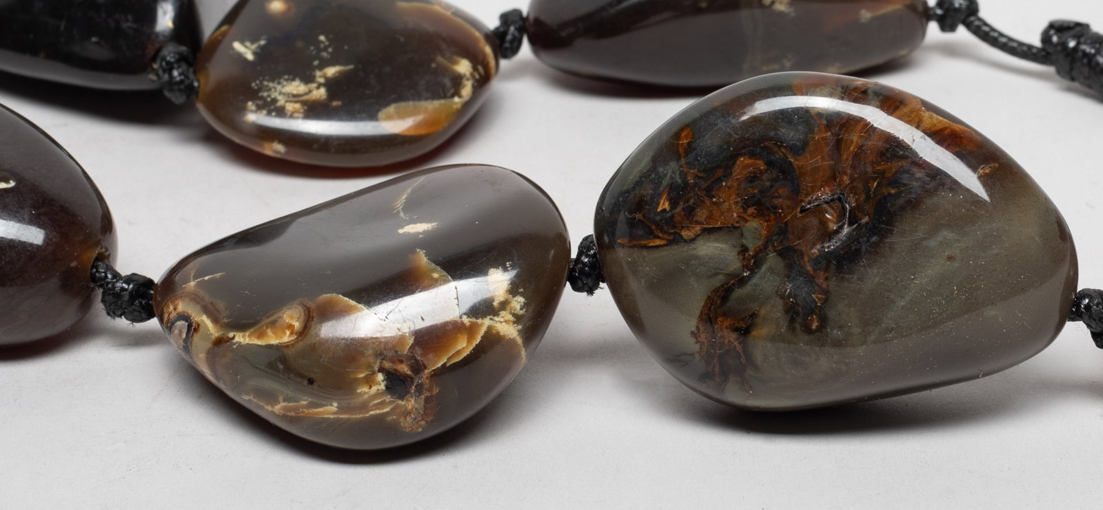 Chunk Bead Root Amber Necklace - 4