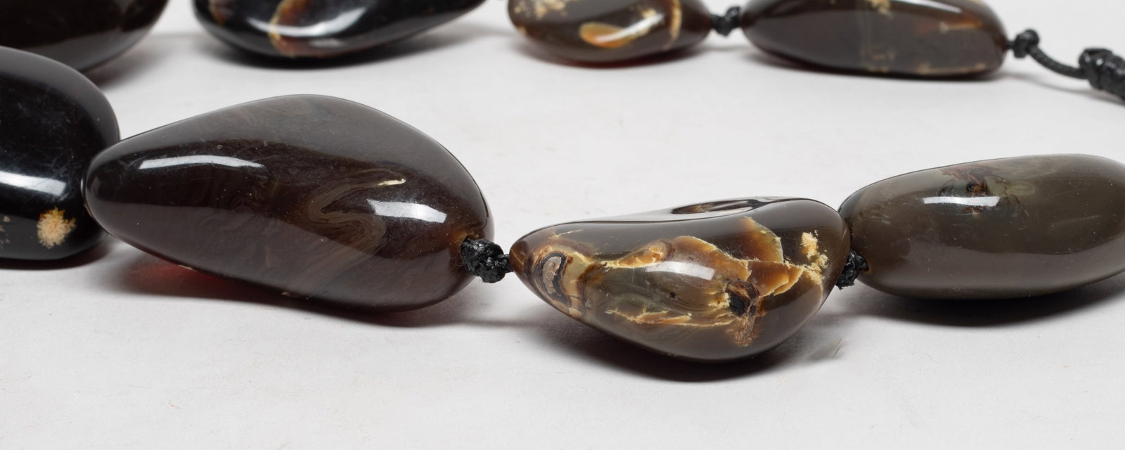 Chunk Bead Root Amber Necklace - 5