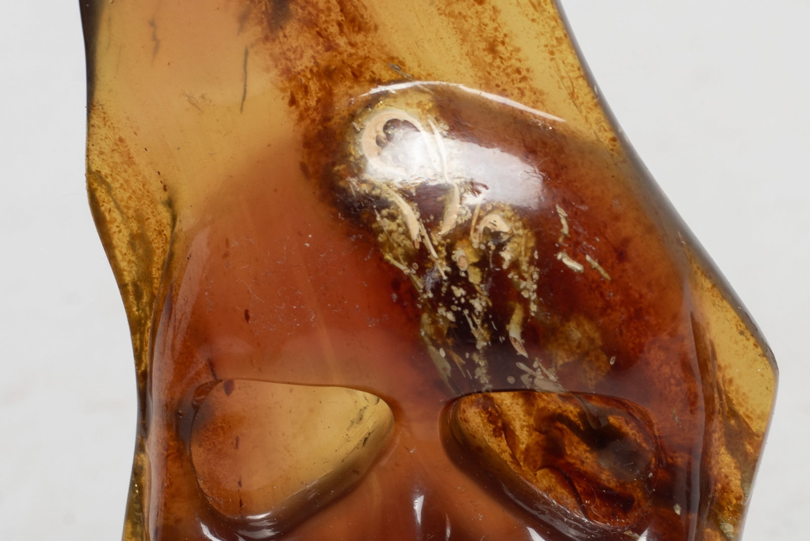 Root Amber Prayer Beads, Slab Pendants - 6