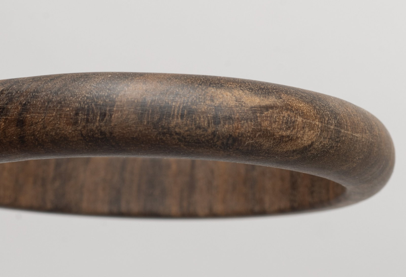 Two Chinese Export Wood Bangles - 4