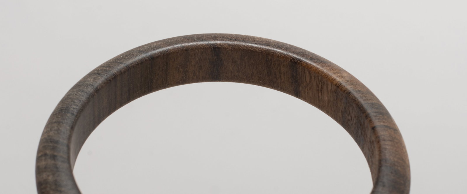Two Chinese Export Wood Bangles - 7