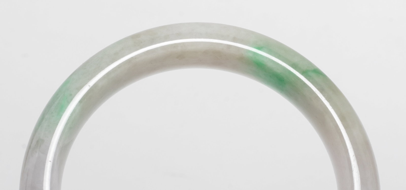 Estate Certified Chinese Jade Bangle - 10
