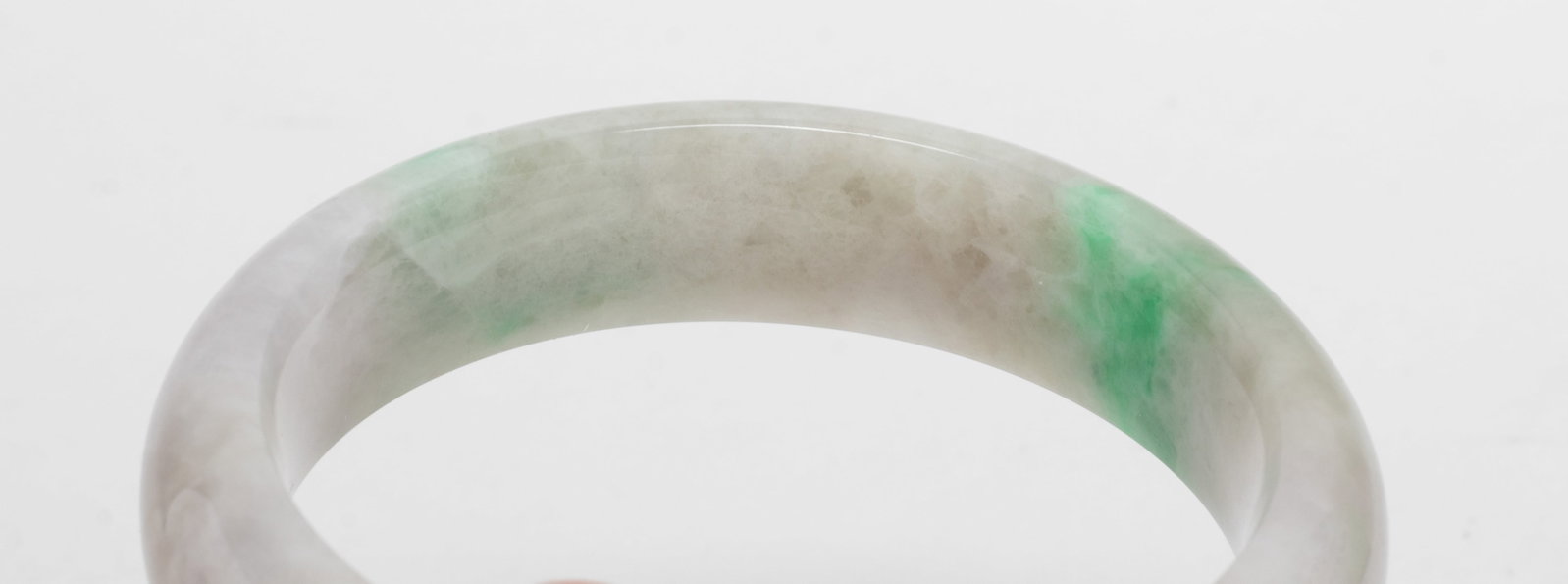 Estate Certified Chinese Jade Bangle - 6