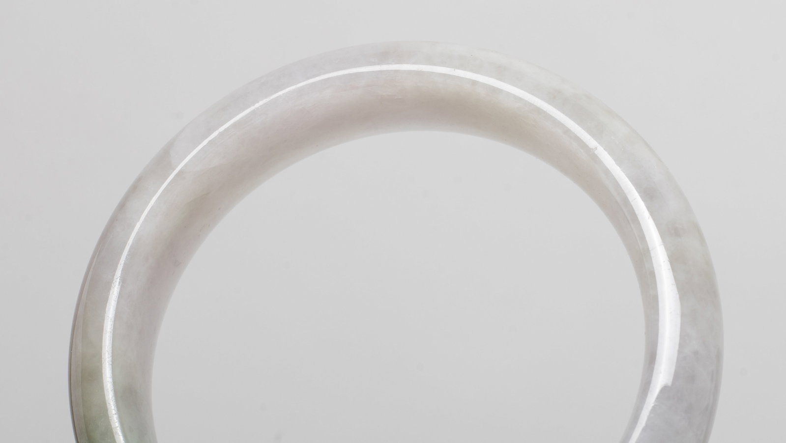 Estate Certified Chinese Jade Bangle - 8