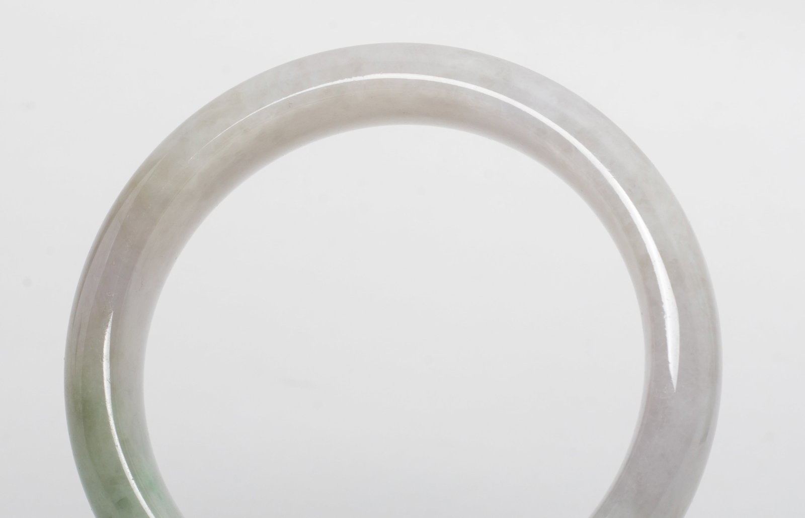 Estate Certified Chinese Jade Bangle - 9