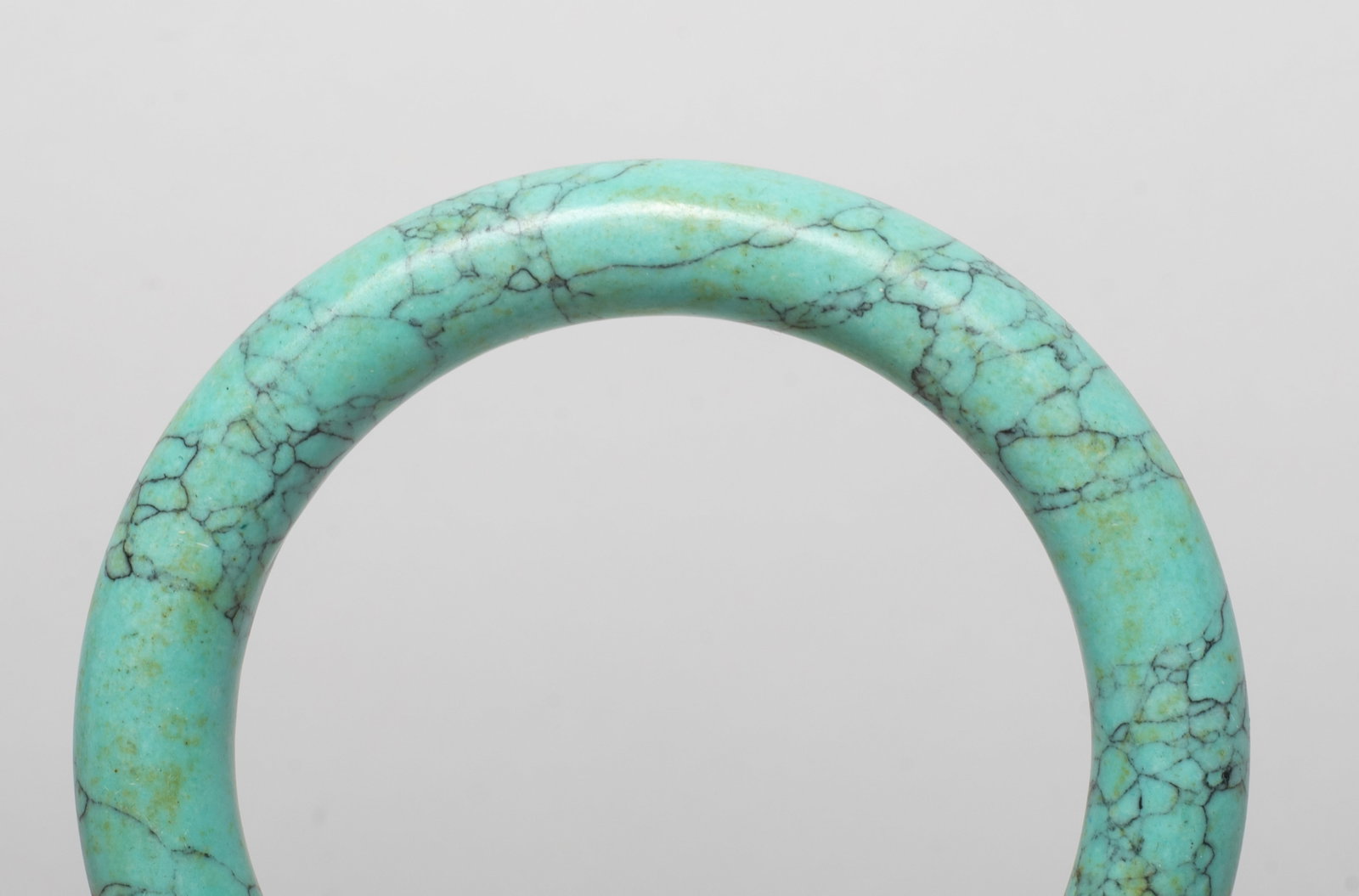 Two Chinese Export Stone Carved Bangles - 10