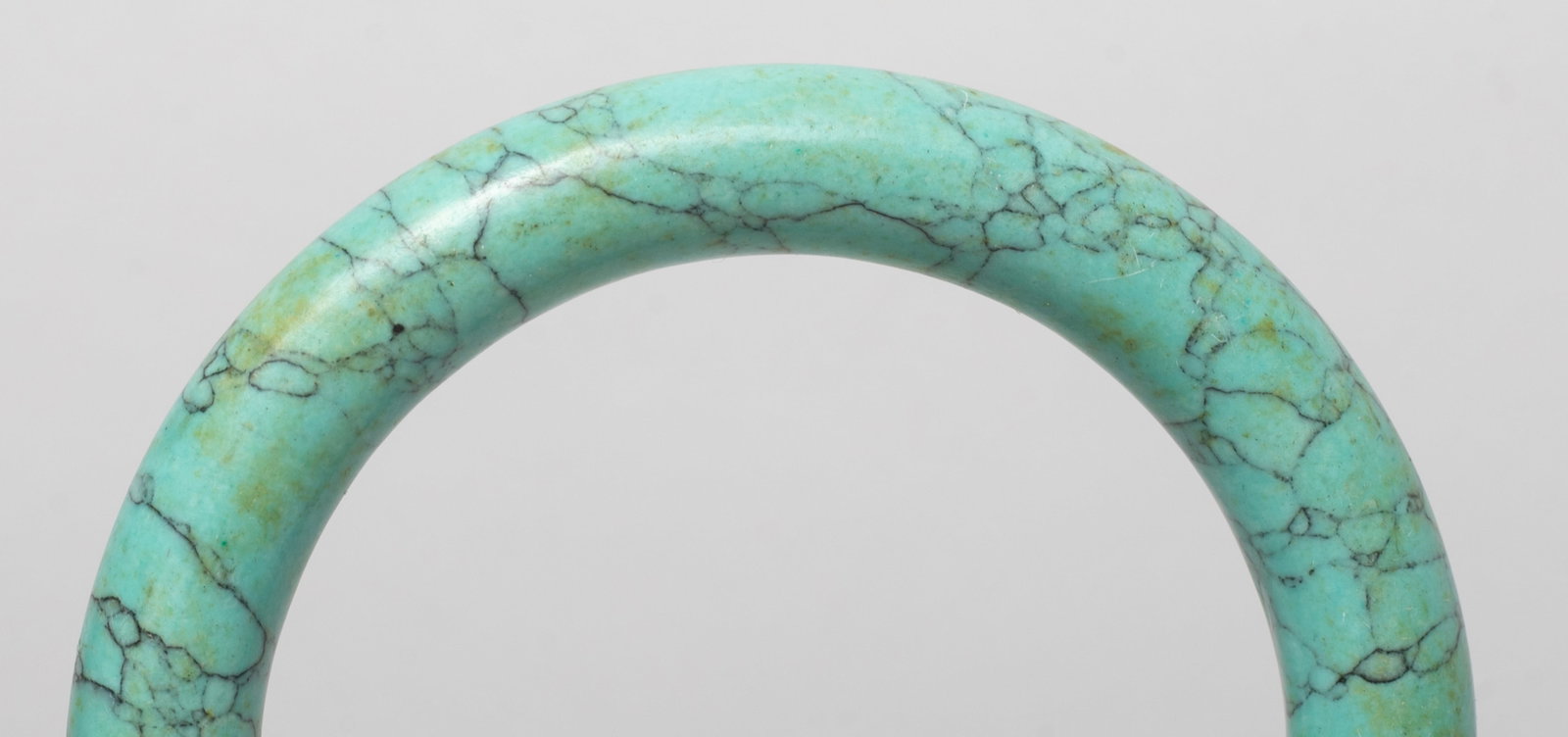 Two Chinese Export Stone Carved Bangles - 7