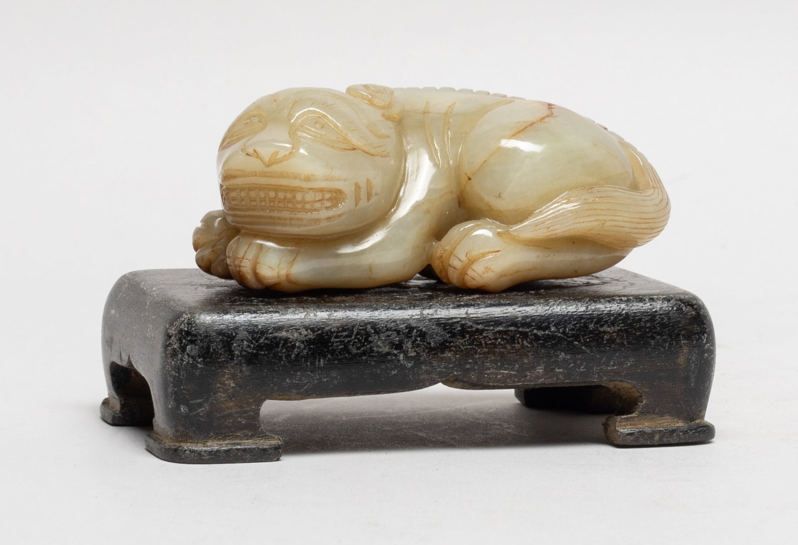 Rare Chinese Jade Beast w/ Base (1 of 12)