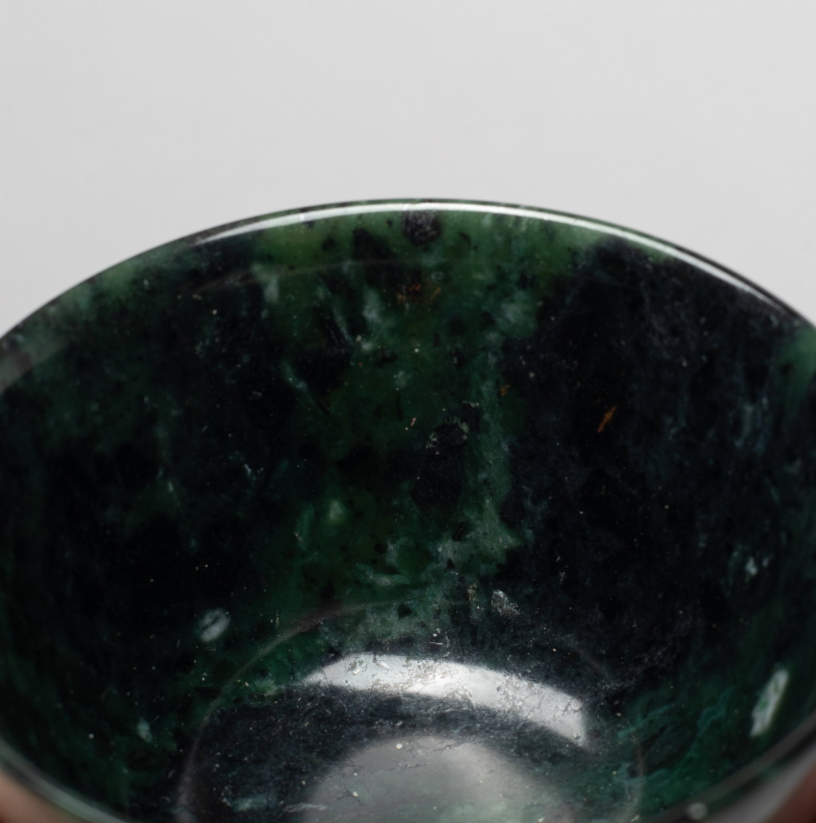 Chinese Spinach Jade Tea Cups - 6