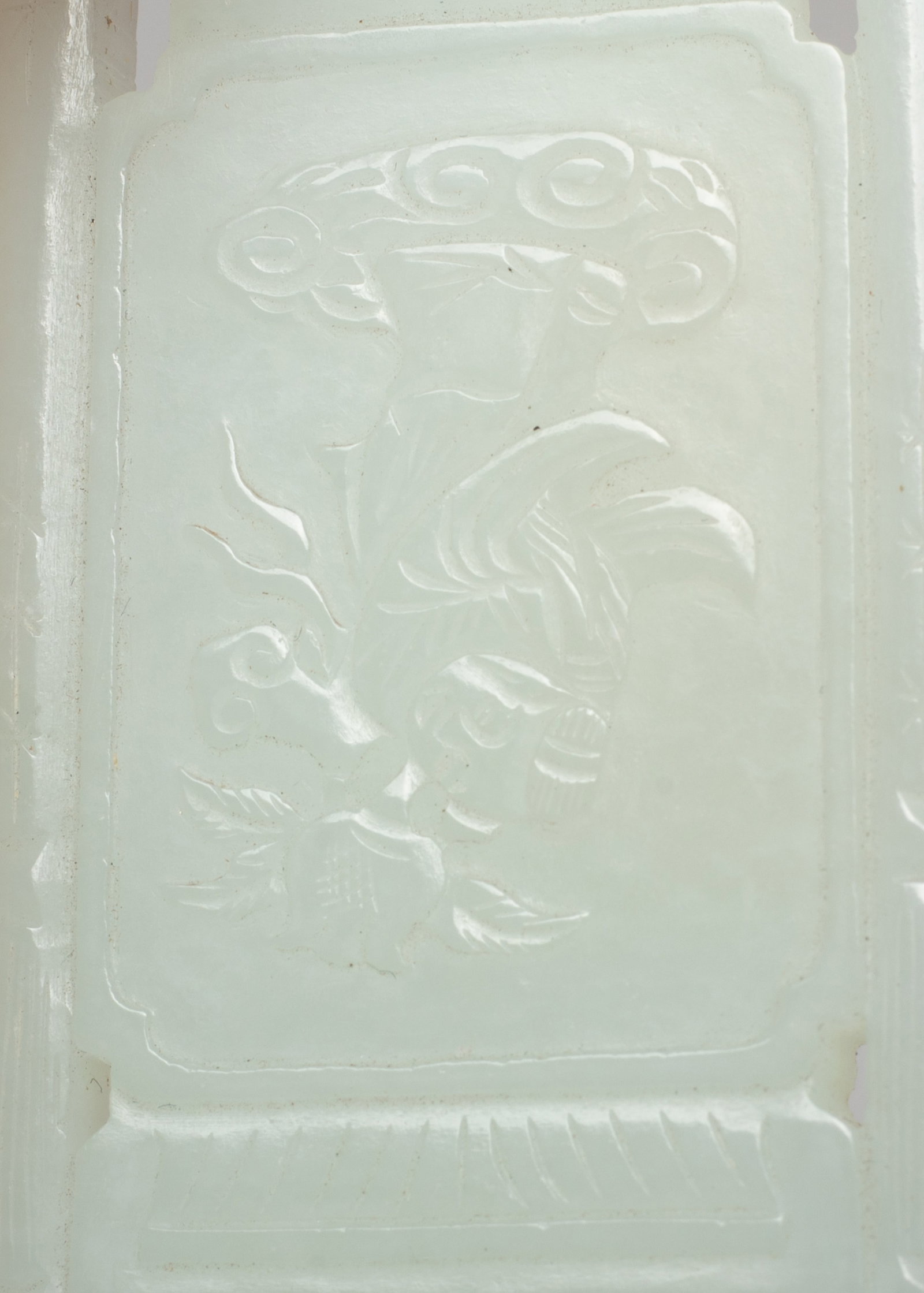 Two Chinese Export Jade Pendants - 5