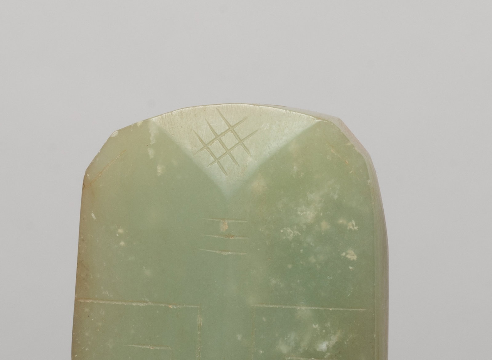 Two Chinese Export Jade Pendants - 11