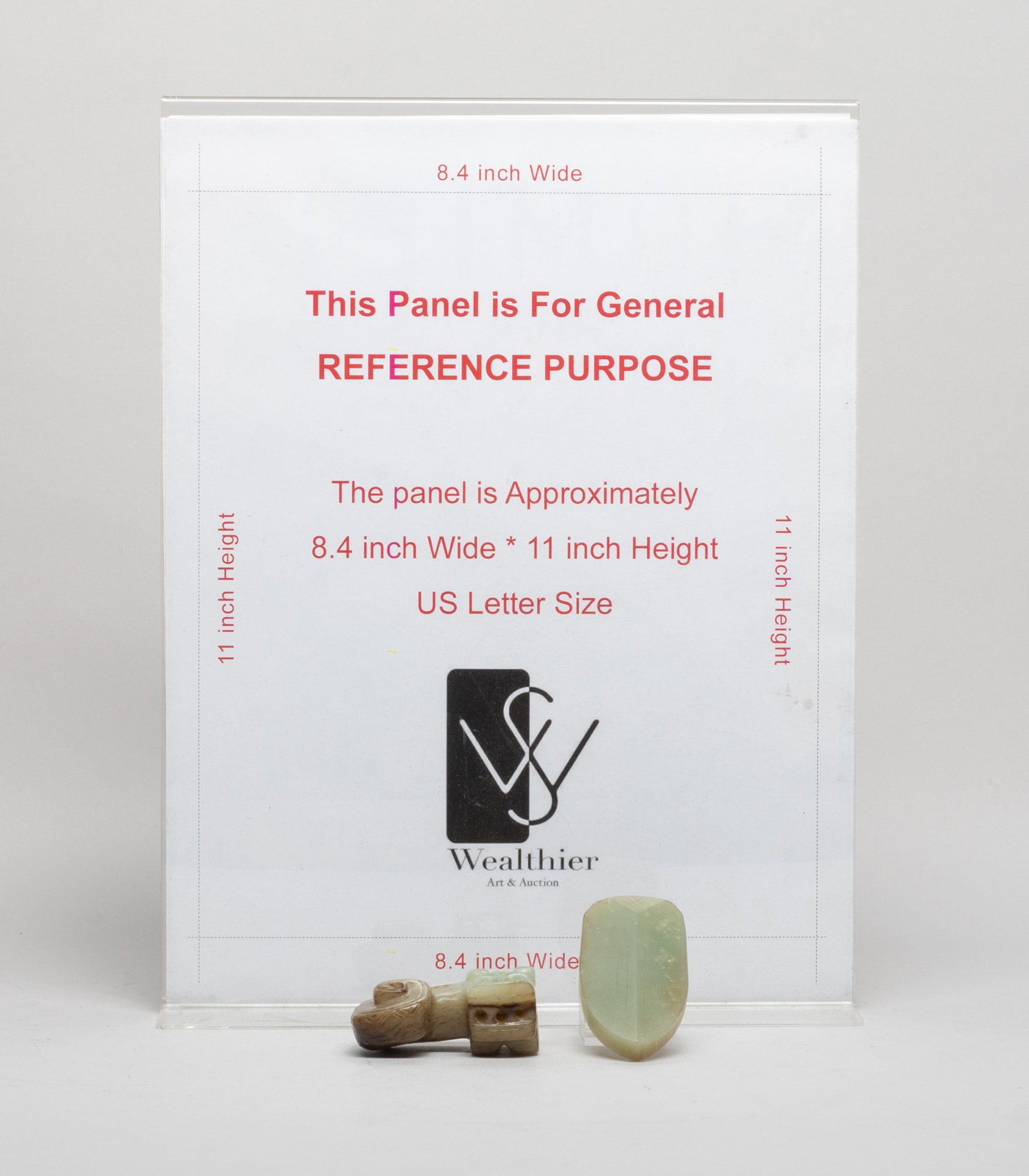 Two Chinese Export Jade Pendants - 2