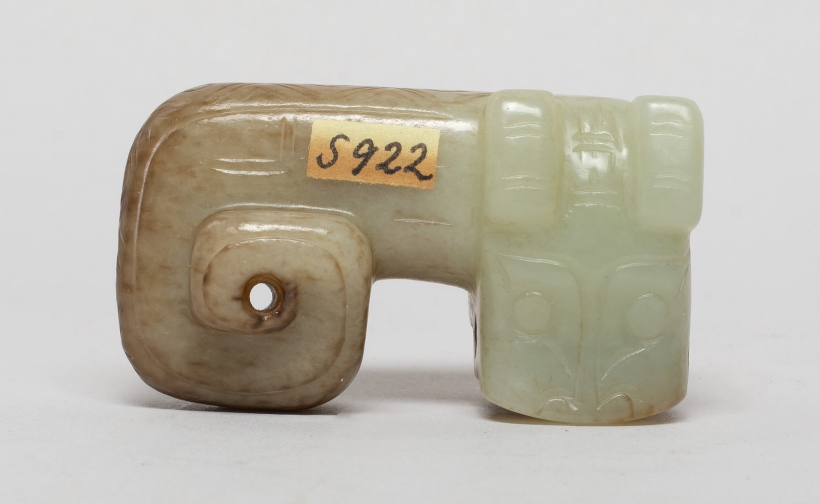 Two Chinese Export Jade Pendants - 3
