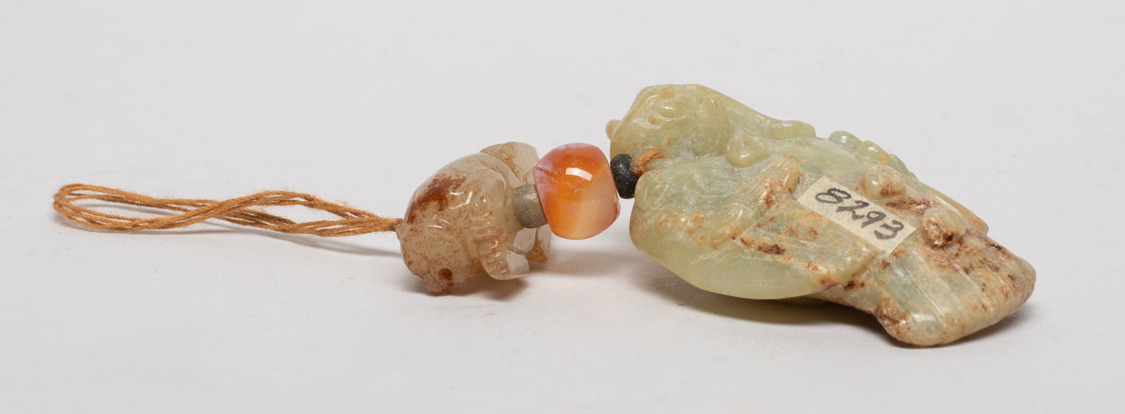 Chinese Jade, Cameo Agate Bead Pendant (1 of 13)