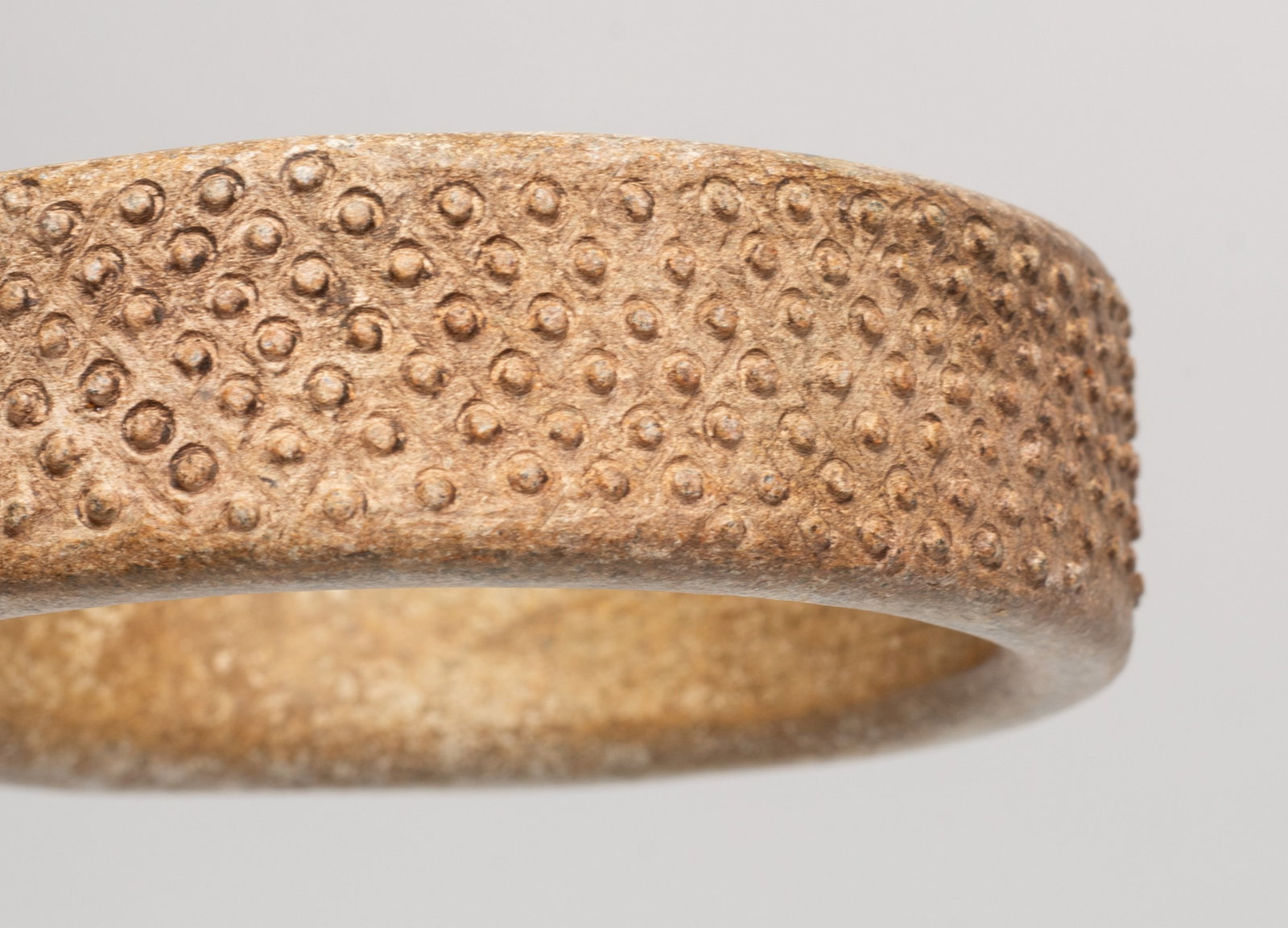Two Chinese Burnt Jade/ Stone Bangles - 3