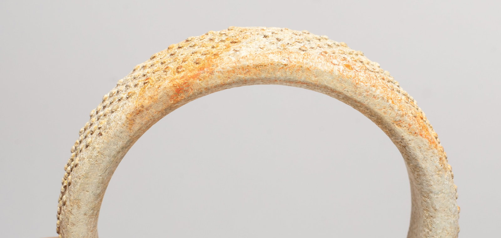 Two Chinese Burnt Jade/ Stone Bangles - 9