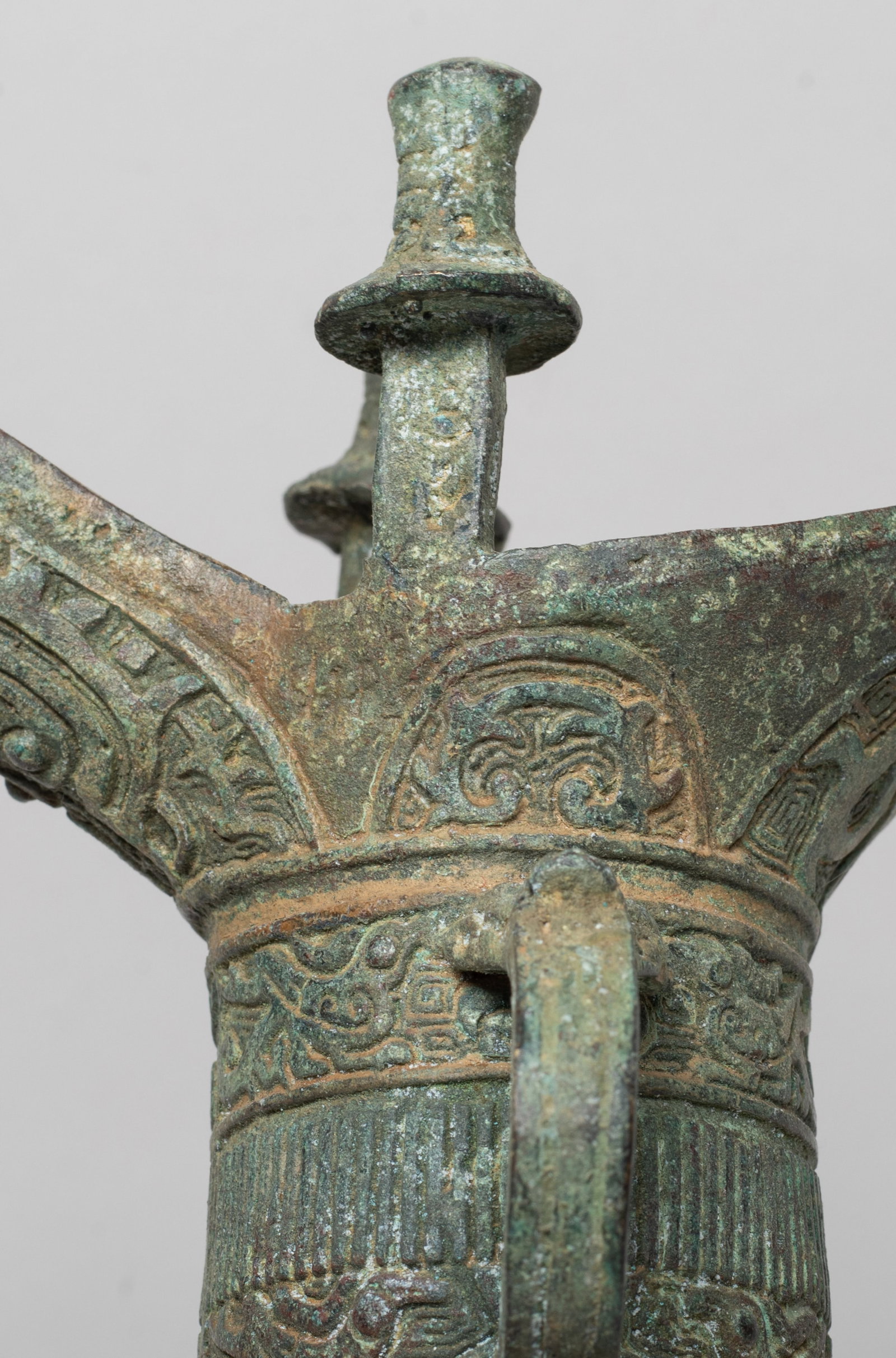 Two Chinese Bronze Tall Cups - 10