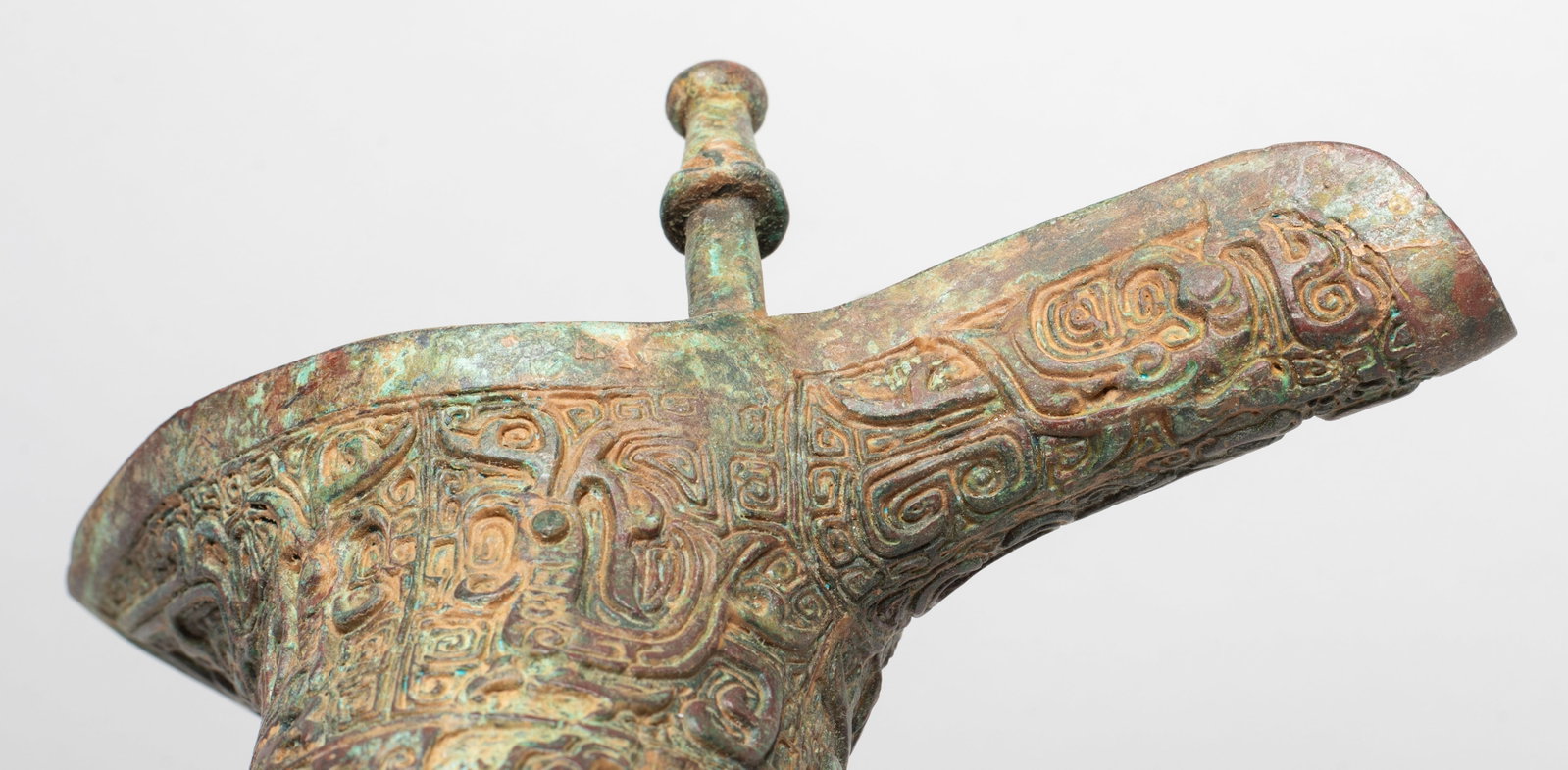 Two Chinese Bronze Tall Cups - 5